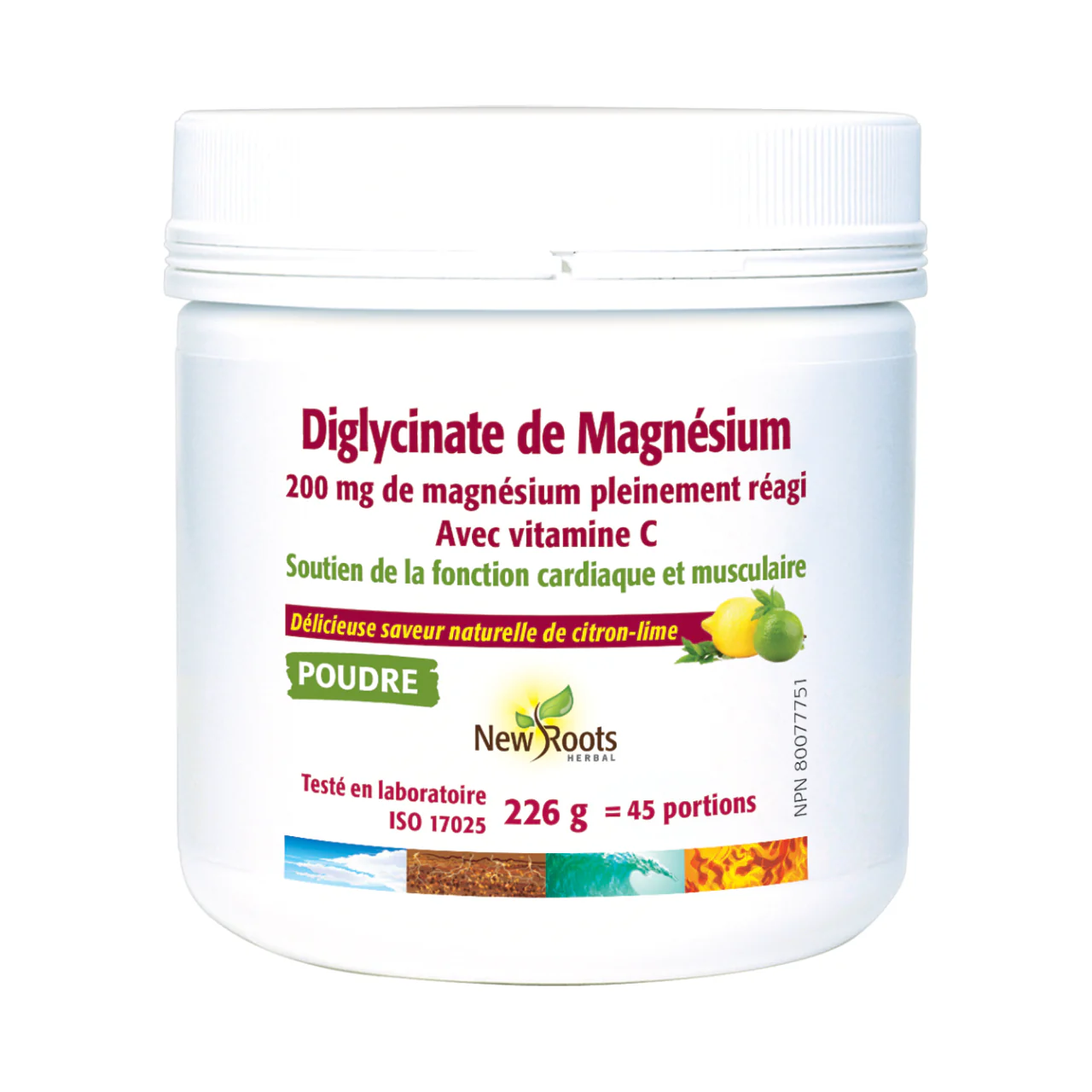 New Roots - Magnesium Bisglycinate 200 mg | 226 g - Image 2
