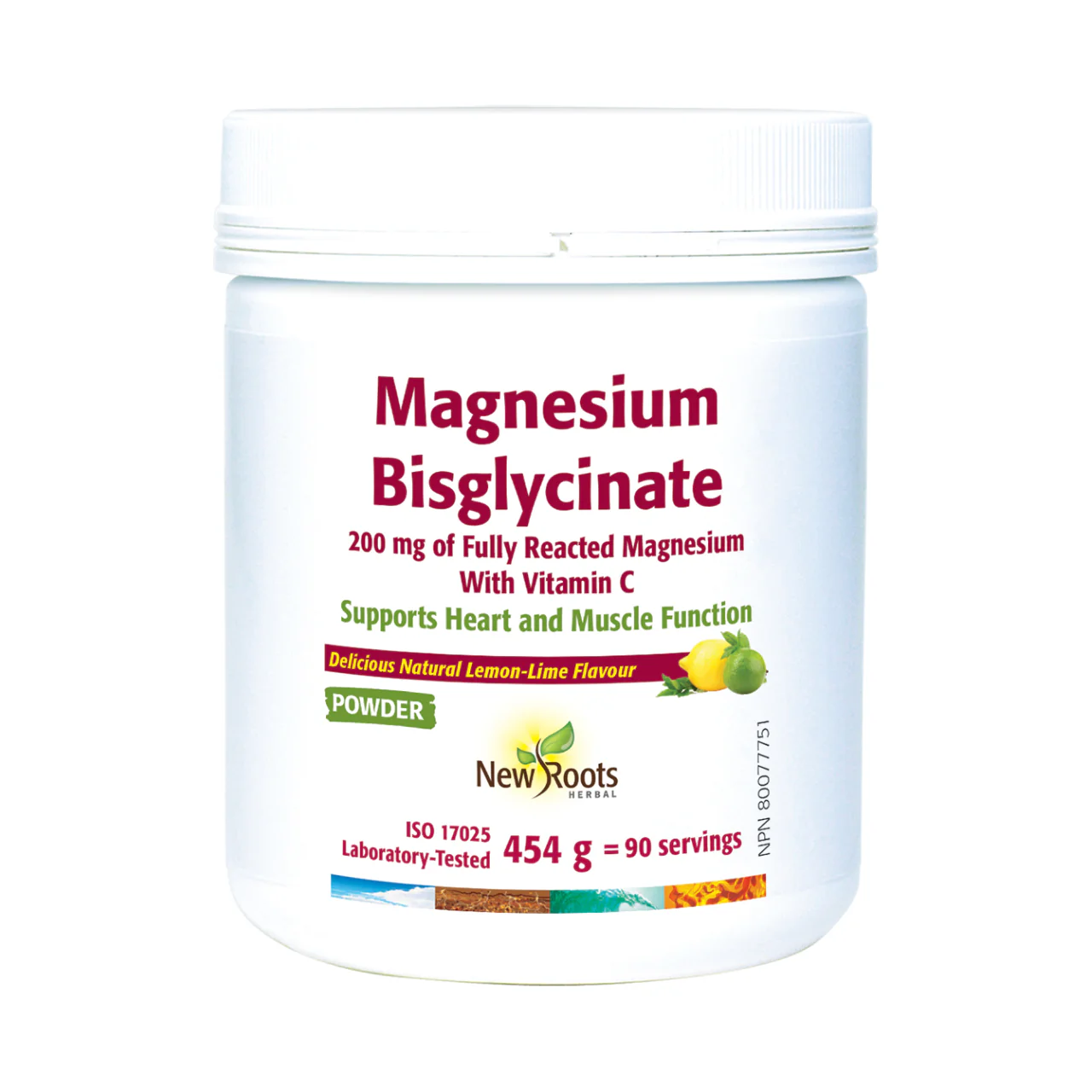 New Roots - Magnesium Bisglycinate 200 mg | 454 g