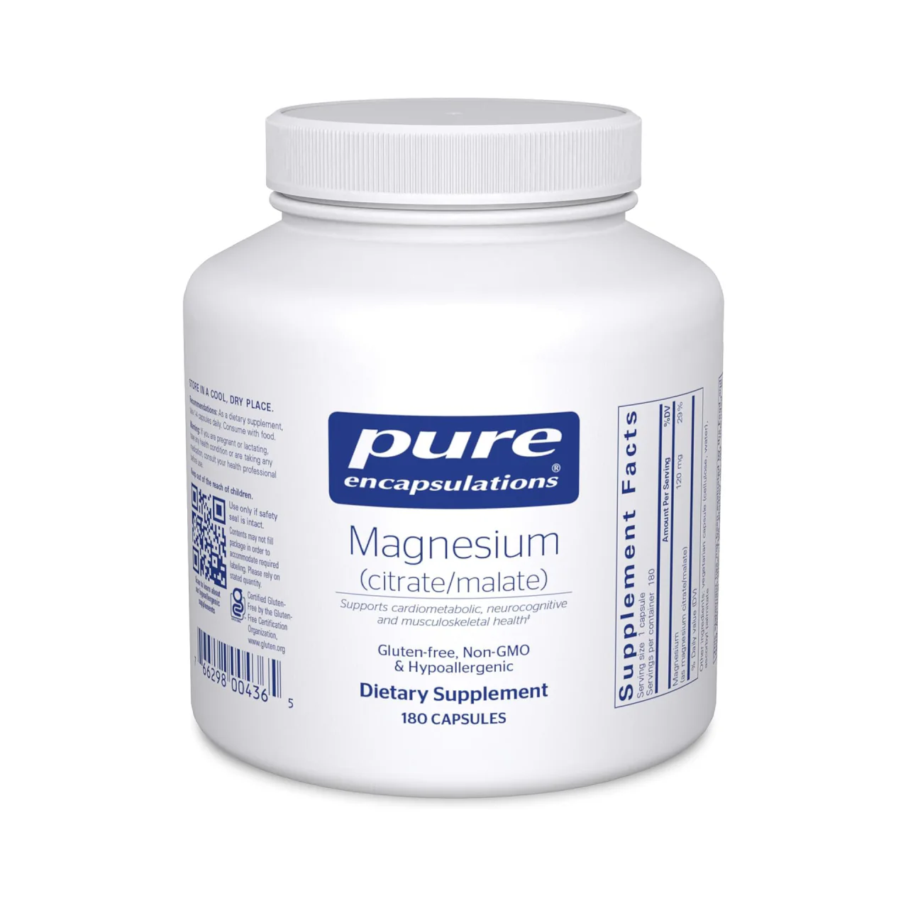 Pure Encapsulations - Magnesium Citrate | 180 Capsules