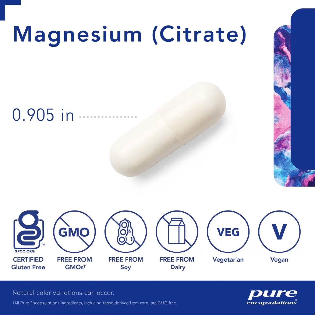 Pure Encapsulations - Magnesium Citrate | 180 Capsules - Image 3