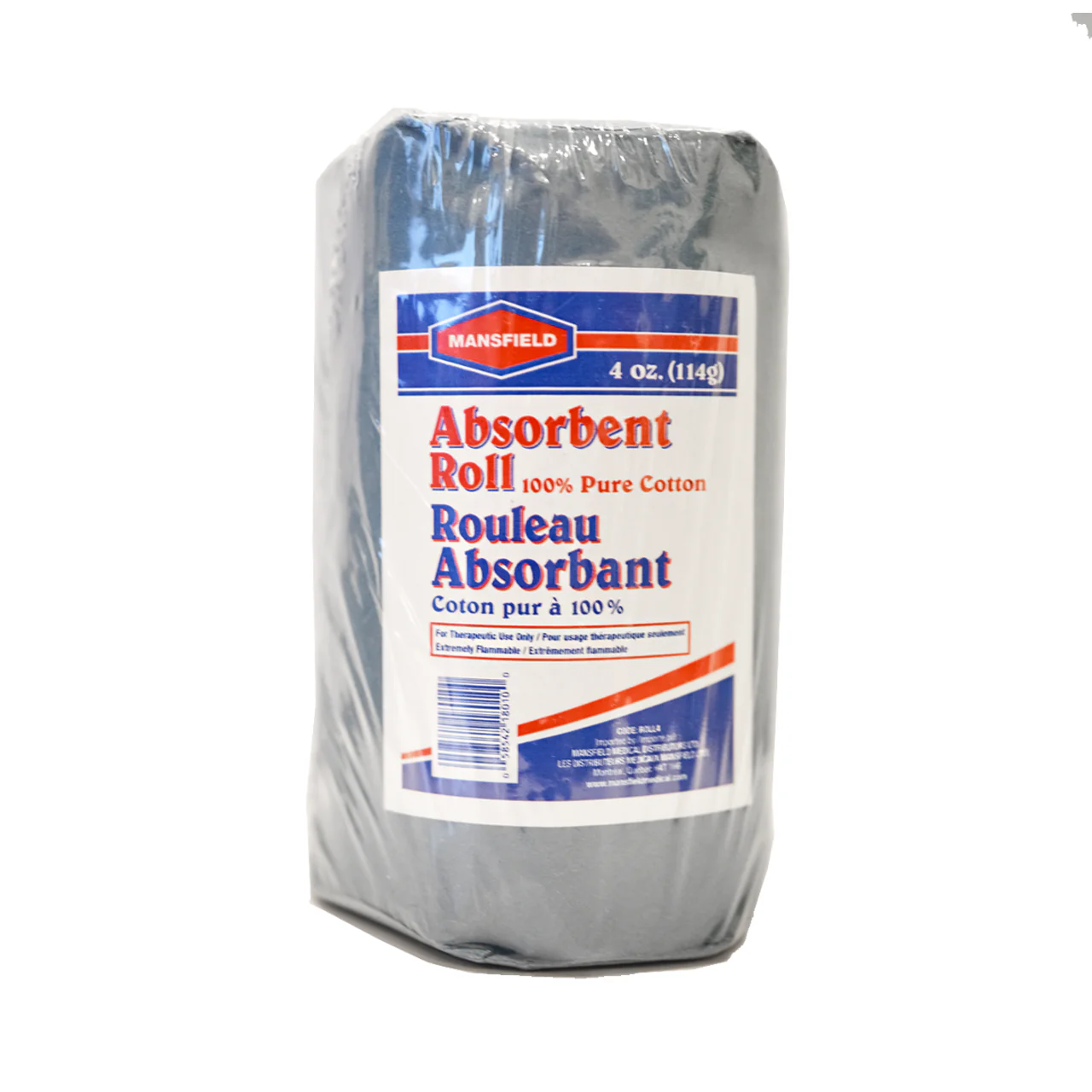 Mansfield - Absorbent Roll 100% Pure Cotton | 114 g