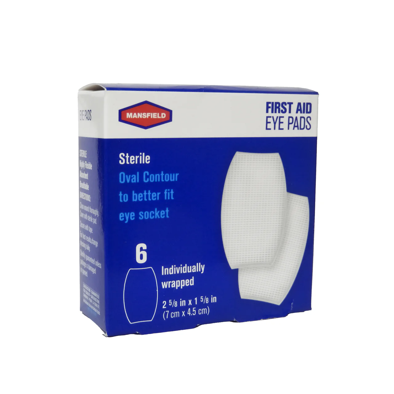 Mansfield - First Aid Eye Pads | 6 qty - Image 2