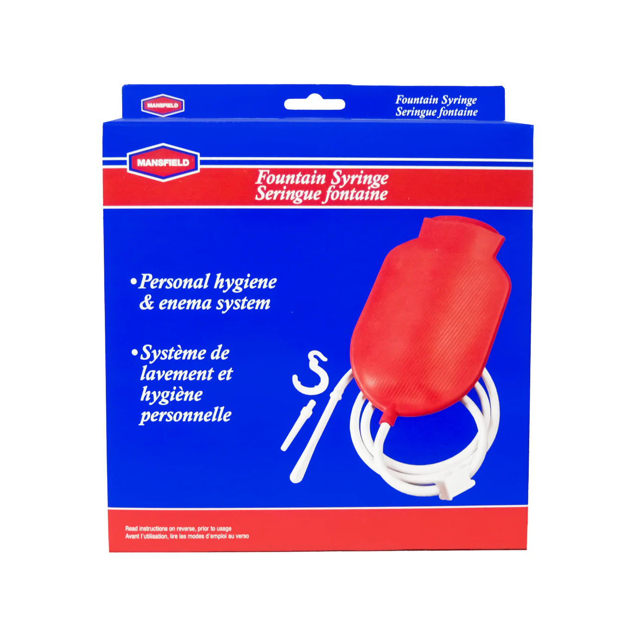 Mansfield - Fountain Syringe Personal Hygiene & Enema System