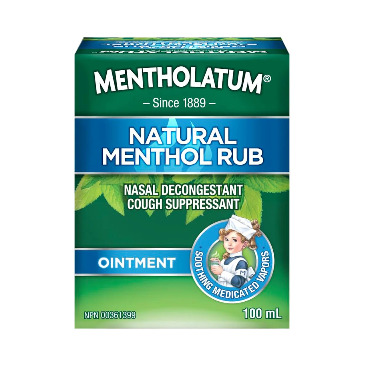 Mentholatum - Natural Menthol Rub Ointment | 100 mL