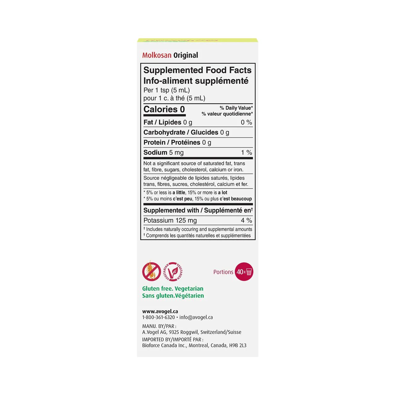 A.Vogel - Molkosan Original - Source of Lactic Acid and Potassium | 200 mL - Image 3