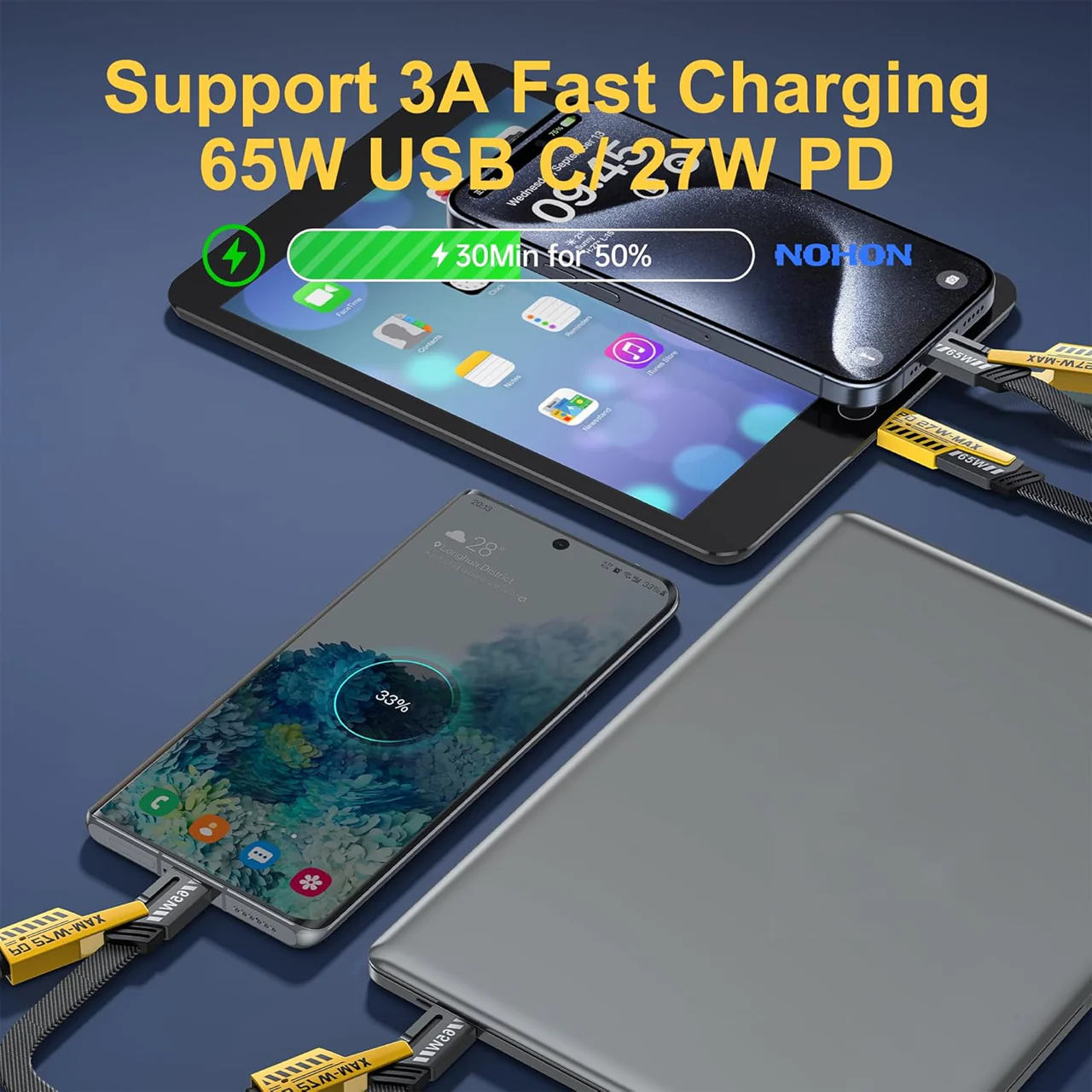 Monkeyz - 4IN1 Fast Charging Cable | 10ft - Image 2