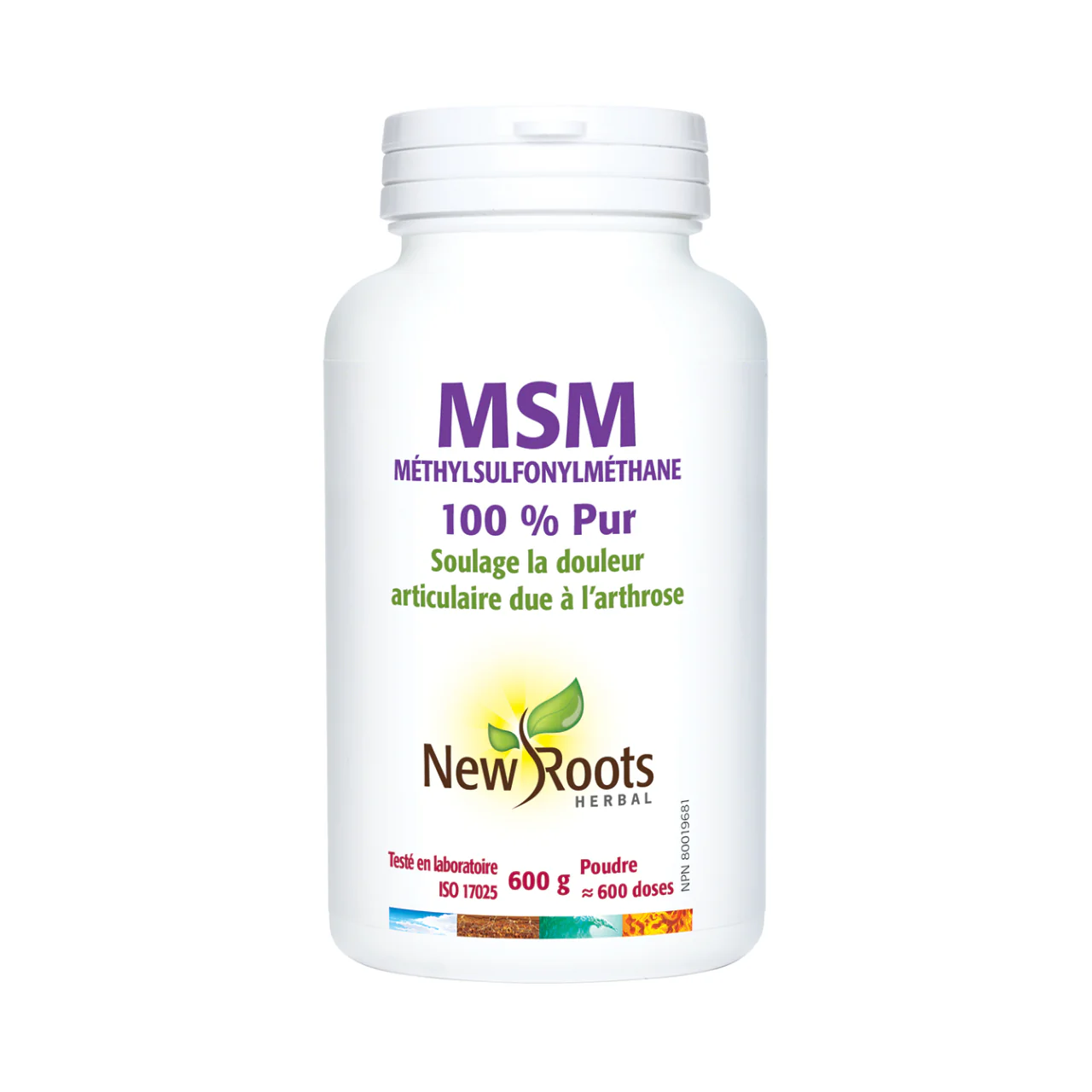 New Roots - MSM Methylsulfonylmethane 100 Pure | 600 g - Image 2