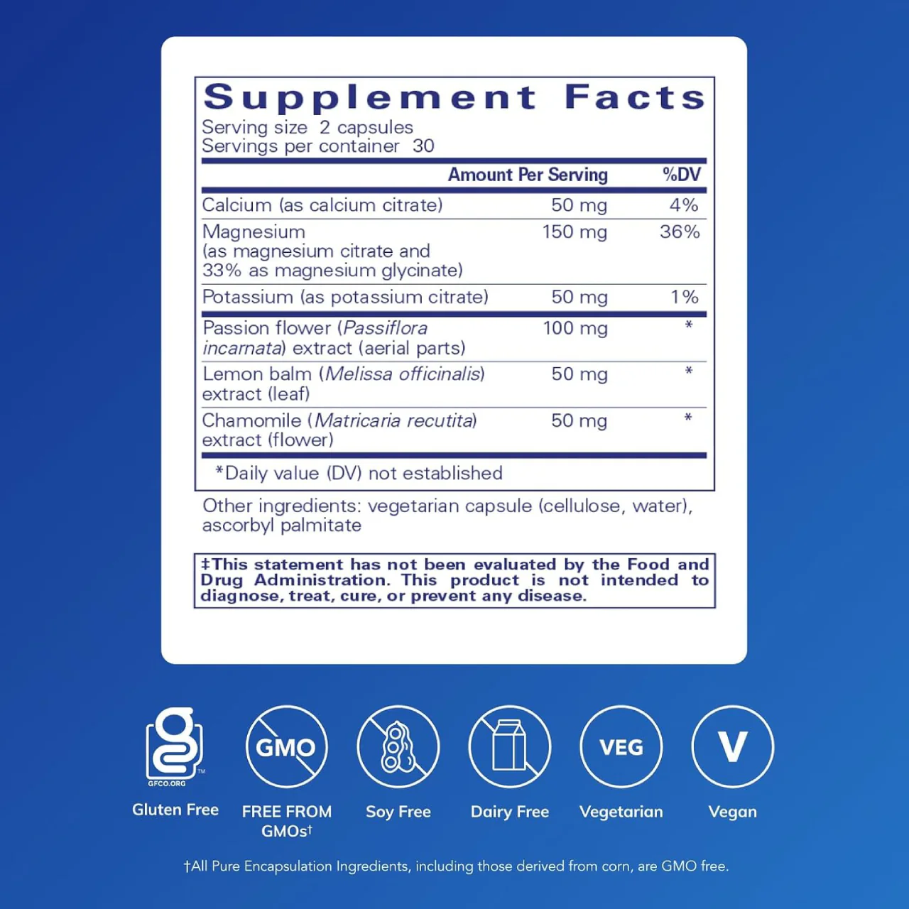 Pure Encapsulations - Muscle Cramp/Tension Formula | 60 Capsules - Image 2
