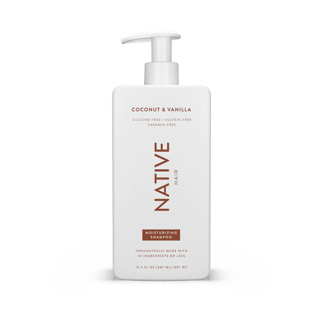 NATIVE - Hair Care Moisturizing Shampoo, Coconut & Vanilla | 487 mL