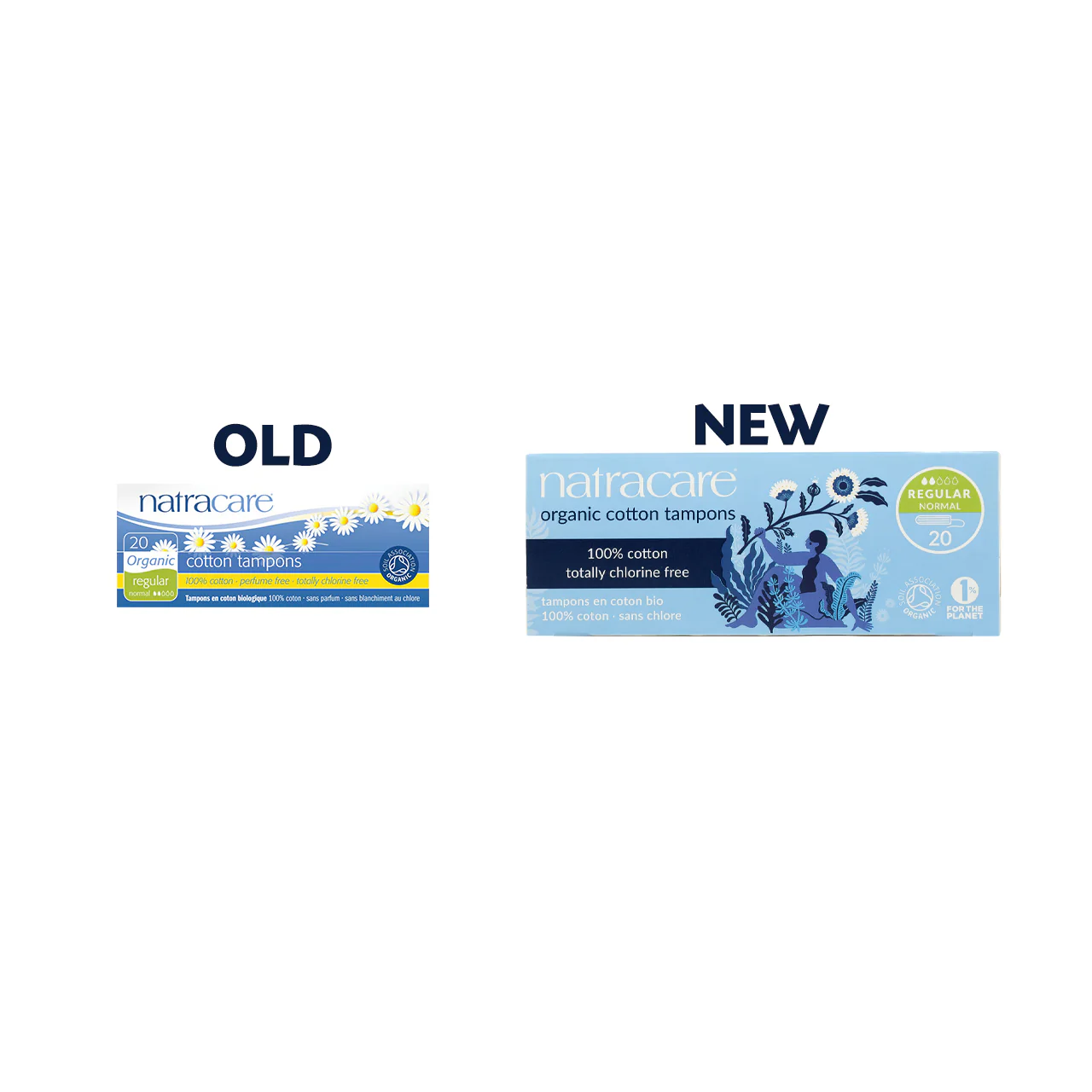 NatraCare - Non-Applicator Organic Cotton Tampons - Regular | 20 Tampons - Image 2