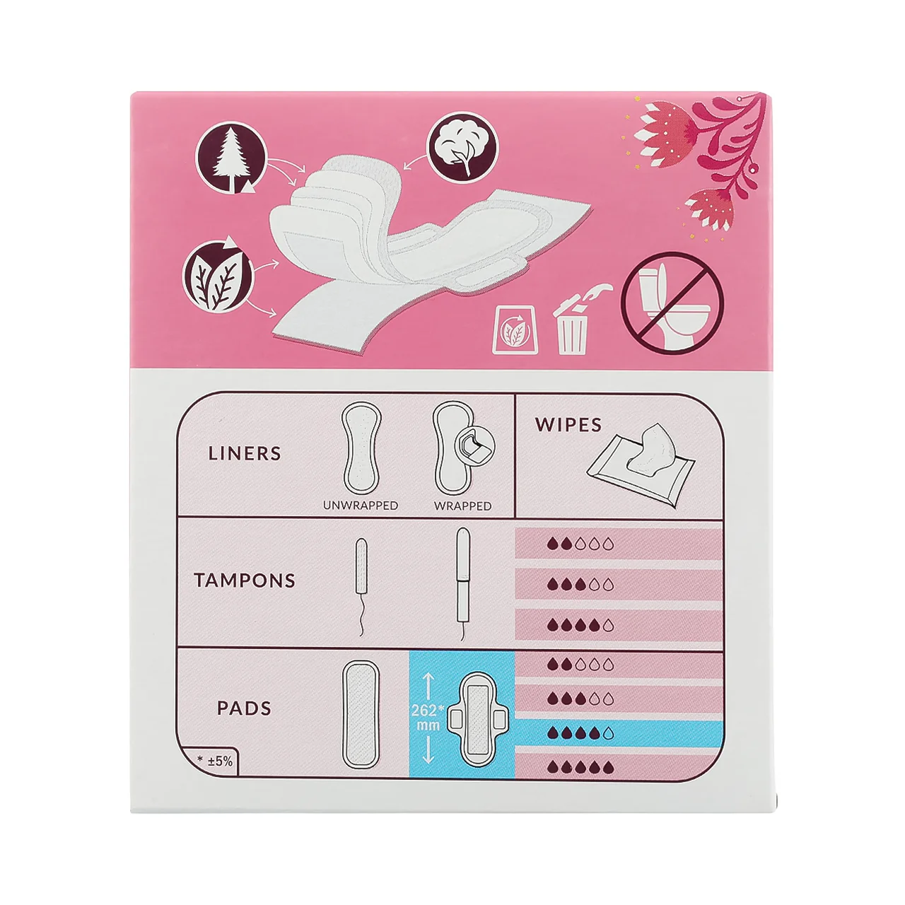 NatraCare - Ultra Extra Organic Cotton Plastic-Free Pads - Super | 10 Pads - Image 2