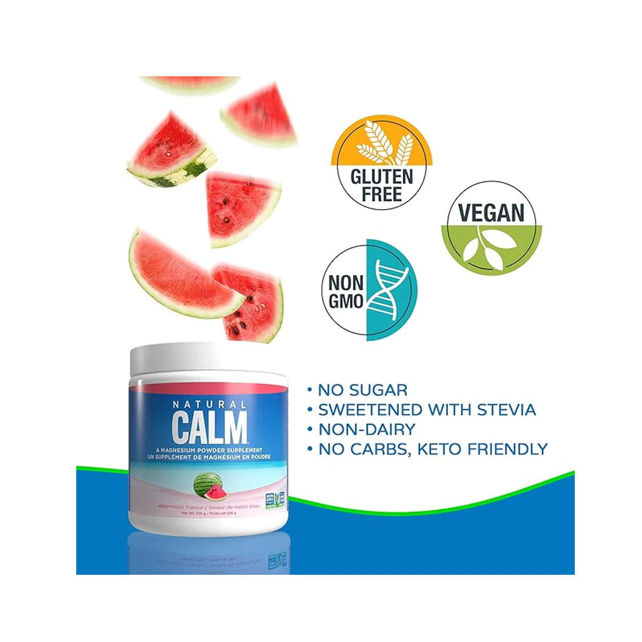 Natural Calm - Magnesium Watermelon | 226g - Image 2