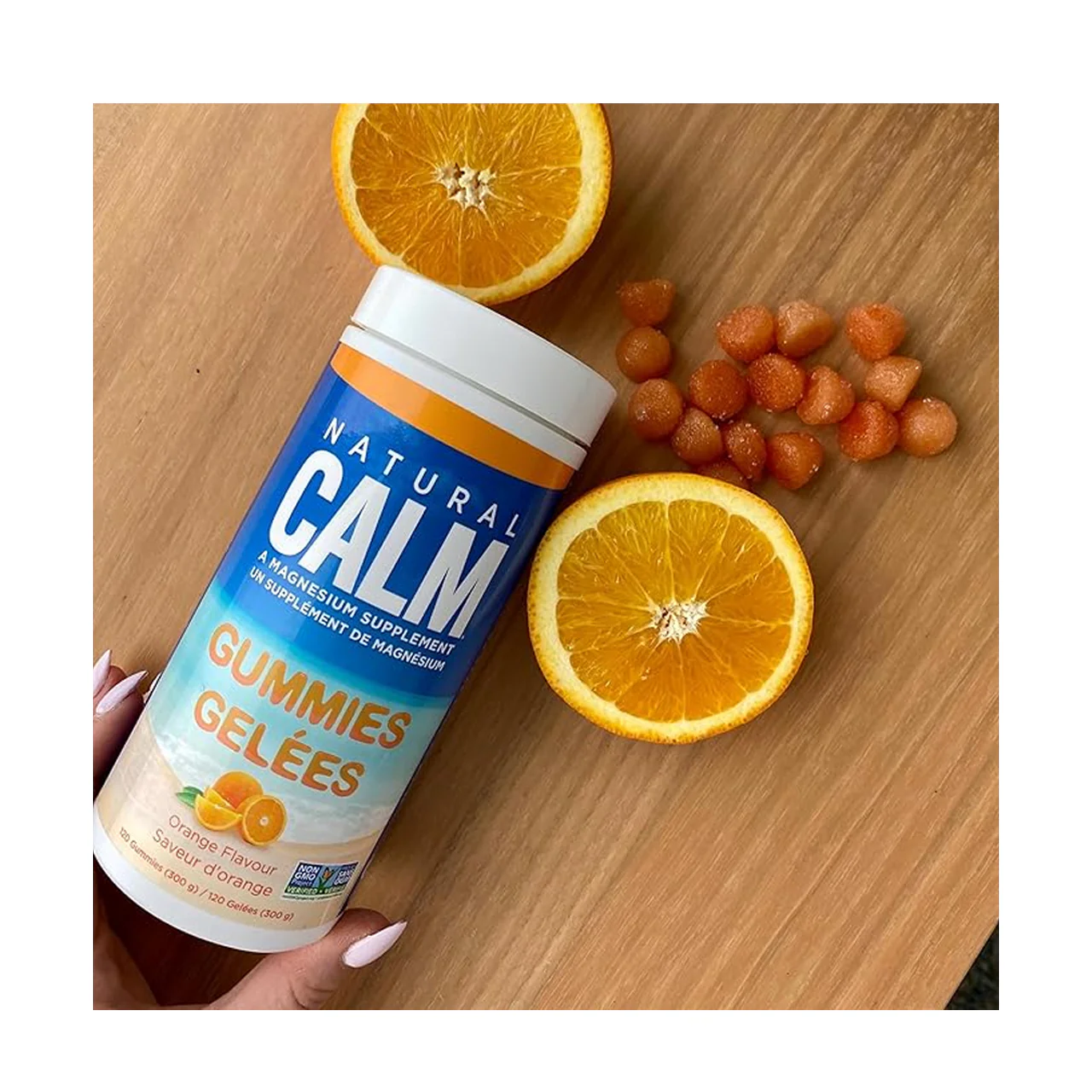 Natural Calm - Orange Gummies | 120 Gummies - Image 2