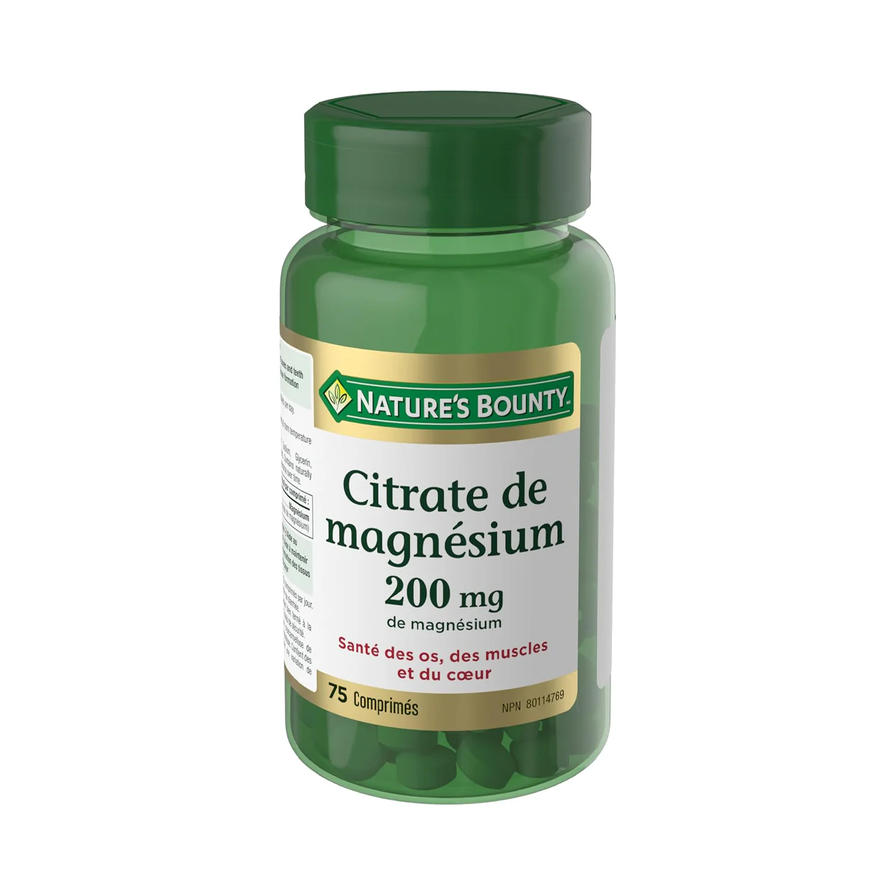 Nature's Bounty - Magnesium Citrate 200 mg | 75 Tablets - Image 2