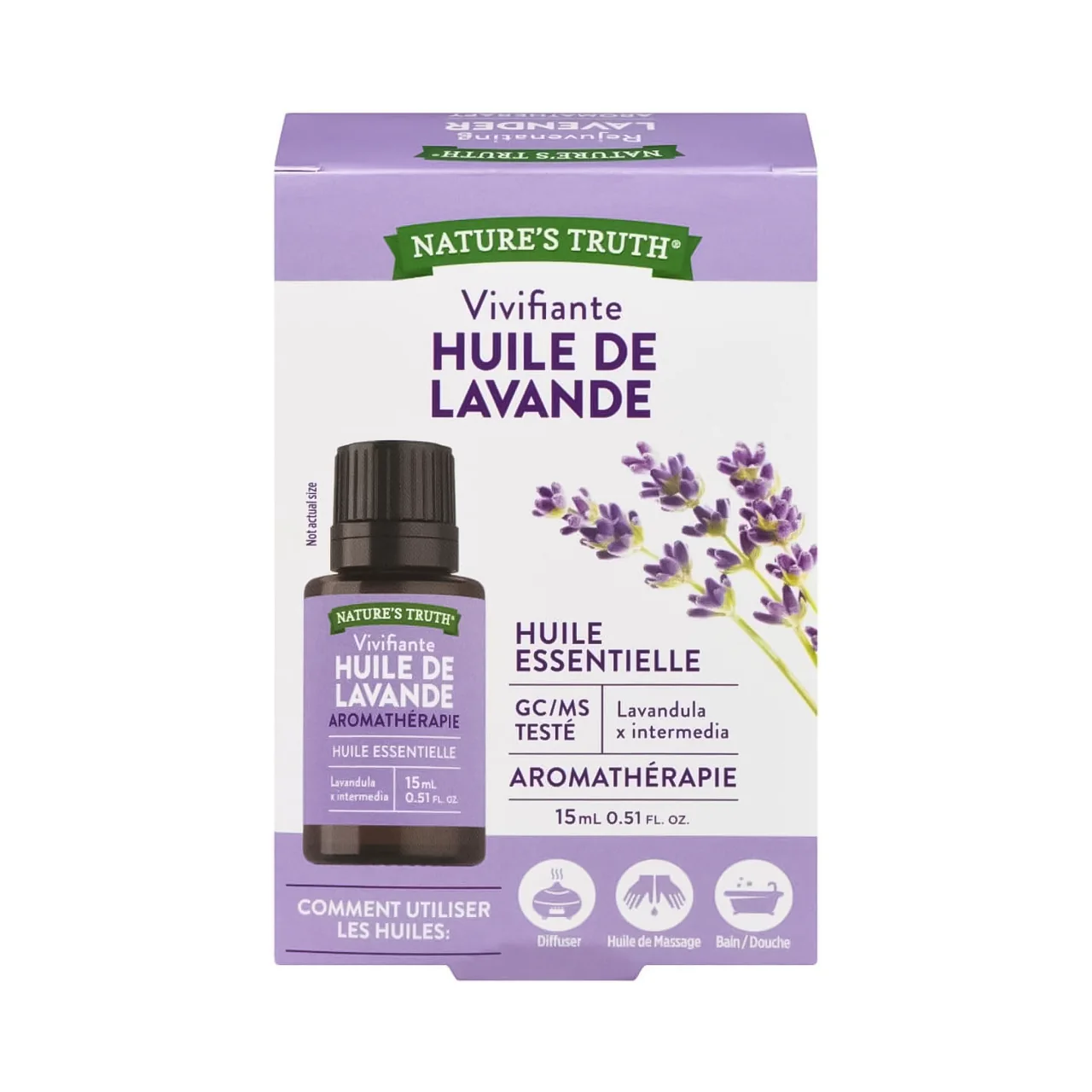 Nature's Truth - Pure Essential Oil, Rejuvenating Lavender | 15 mL - Image 2