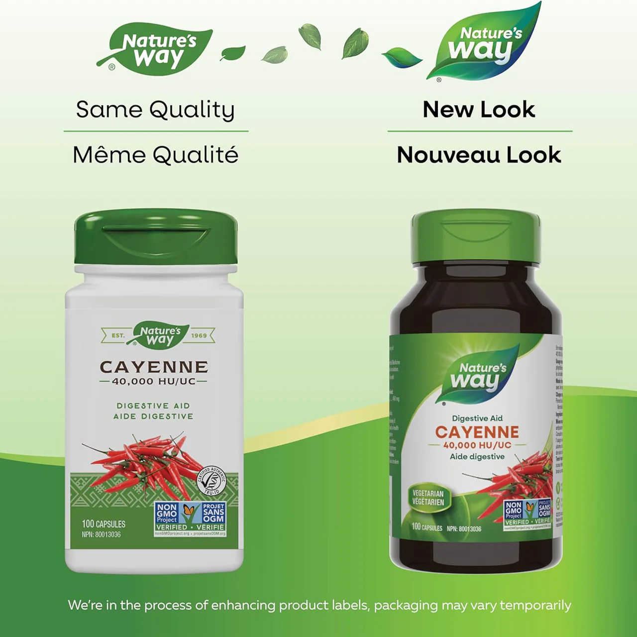 Nature's Way - Cayenne 40,000 HU\UC | 100 Capsules - Image 2