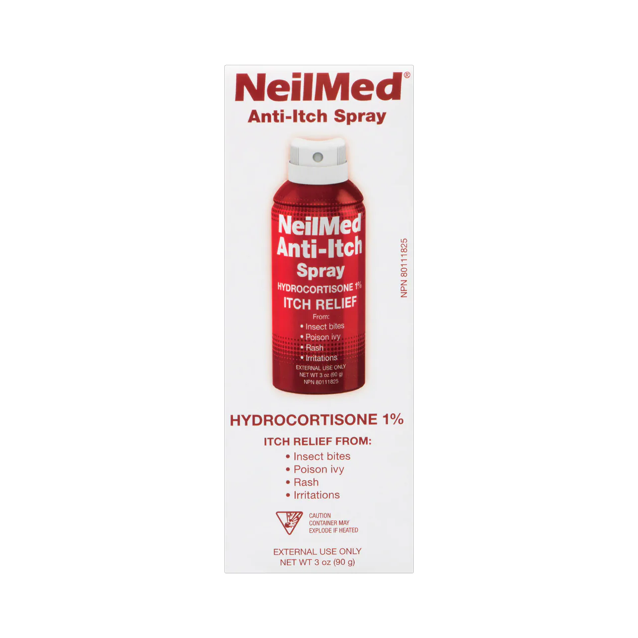 NeilMed - Anti Itch Spray with Hydrocortisone 1% | 90 g