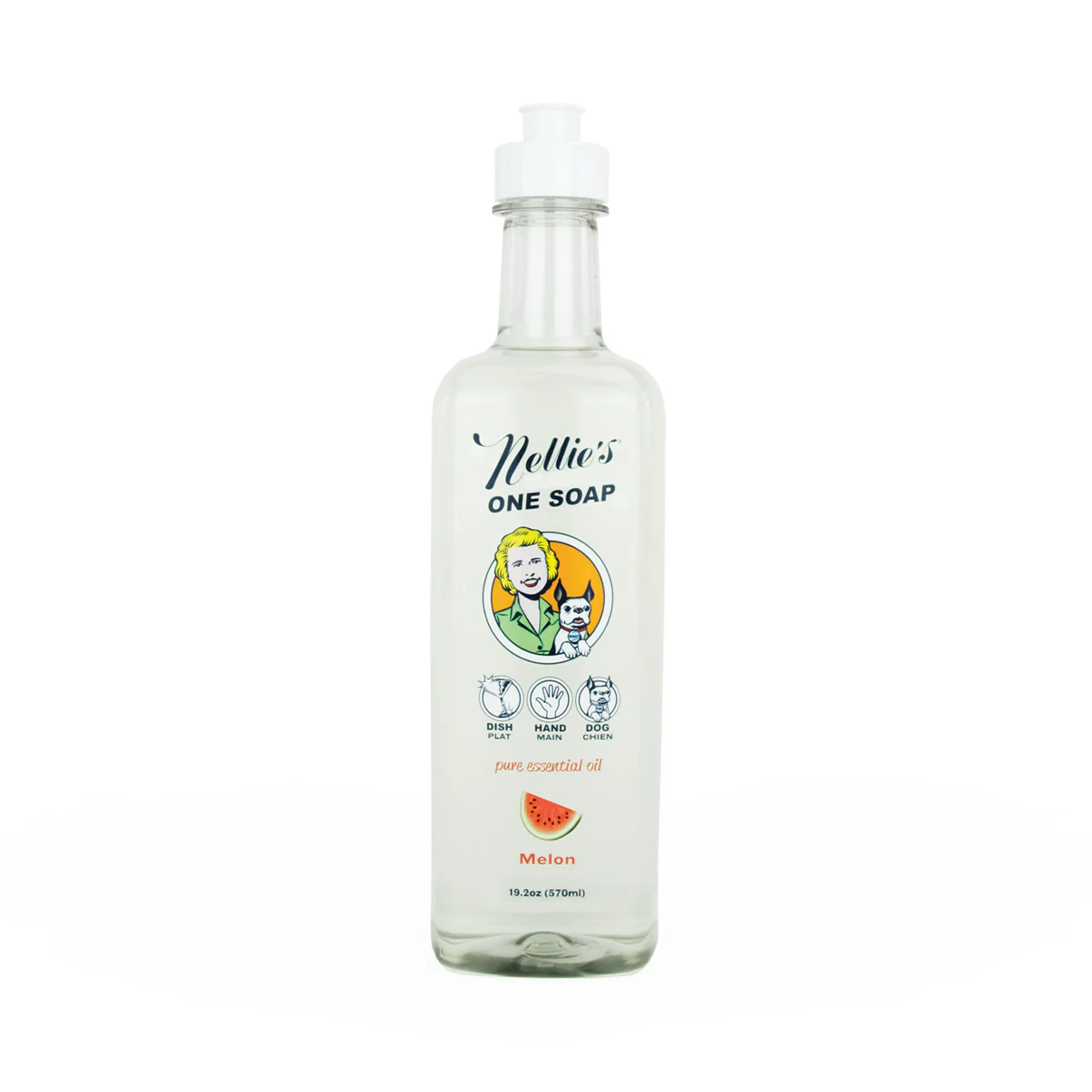 Nellie's - One Soap, Melon | 570 mL