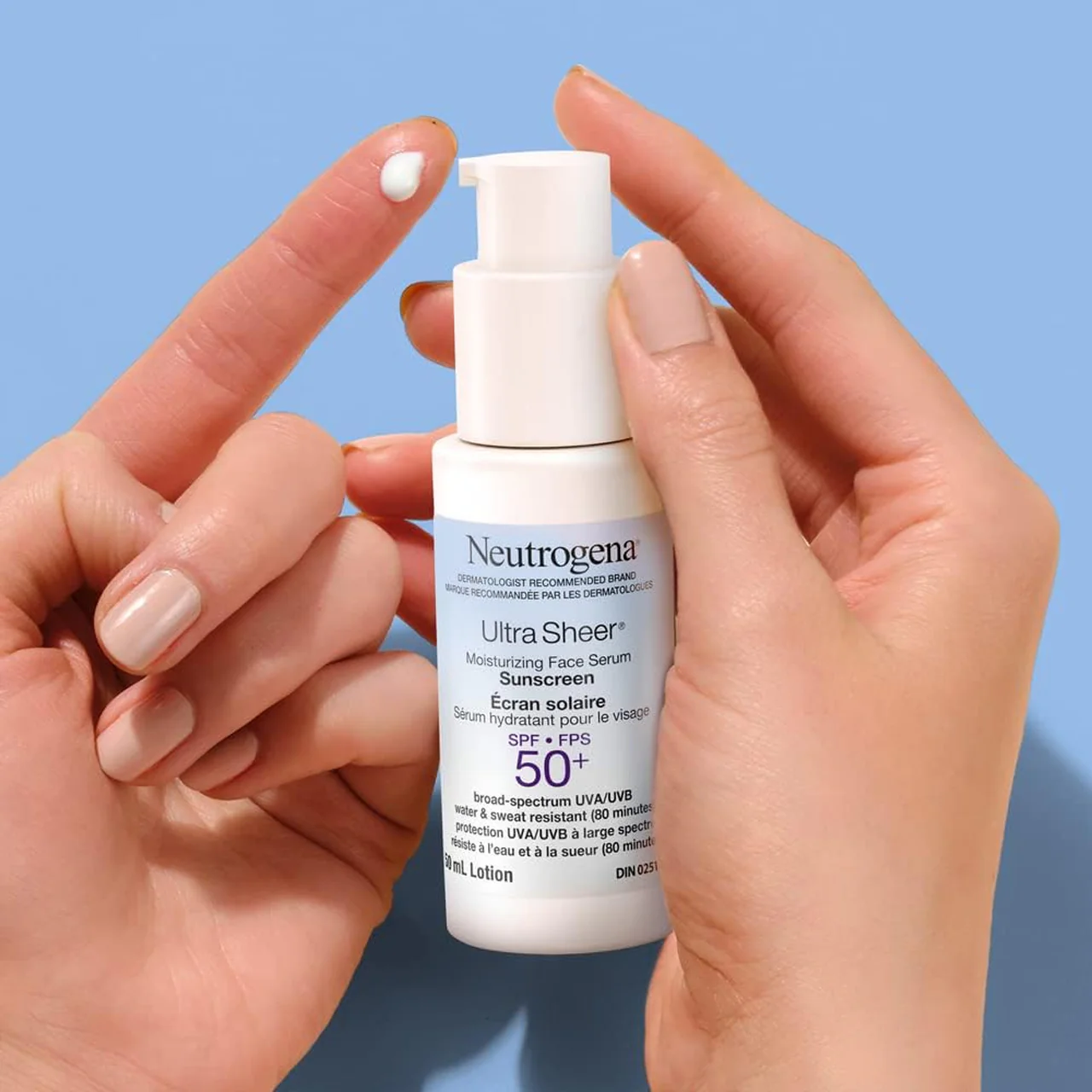 Neutrogena - Ultra Sheer Moisturizing Face Serum SPF 50 | 50 mL - Image 3