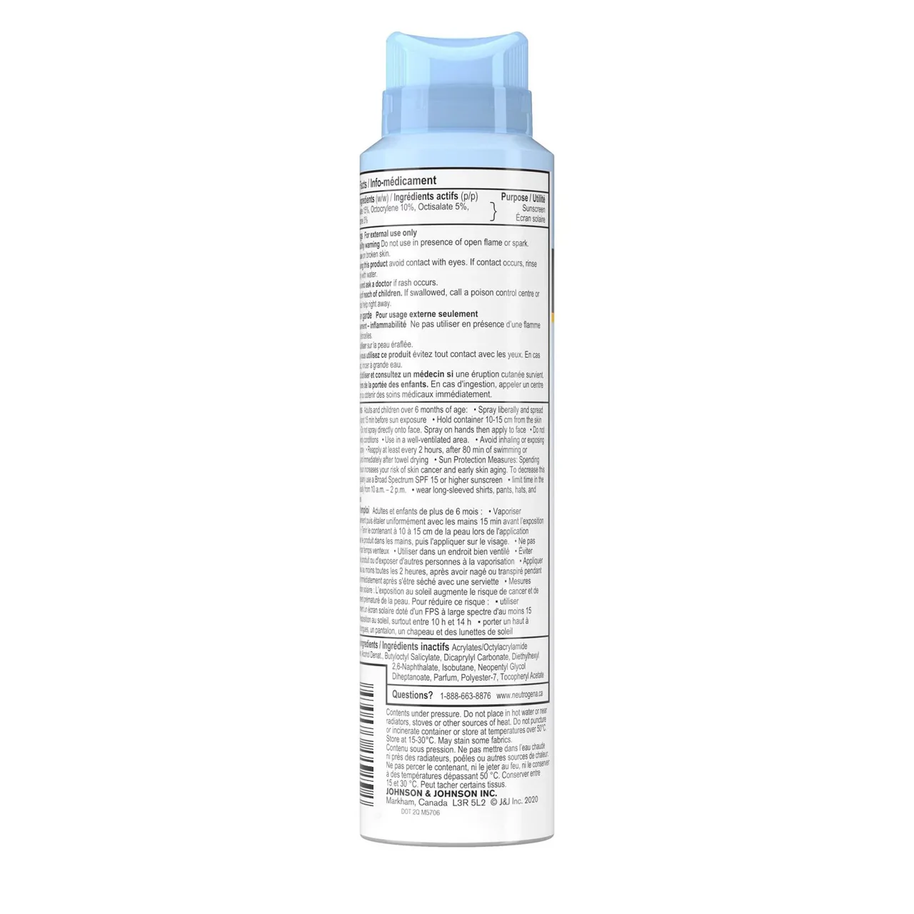 Neutrogena - Ultra Sheer Body Mist Sunscreen SPF 60 | 141 g - Image 4