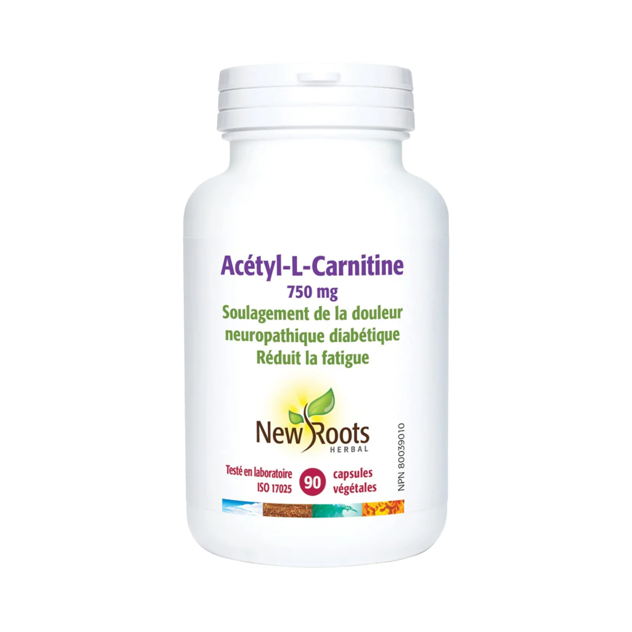 New Roots - Acetyl-L-Carnitine 750mg | 90 Vegetable Capsules