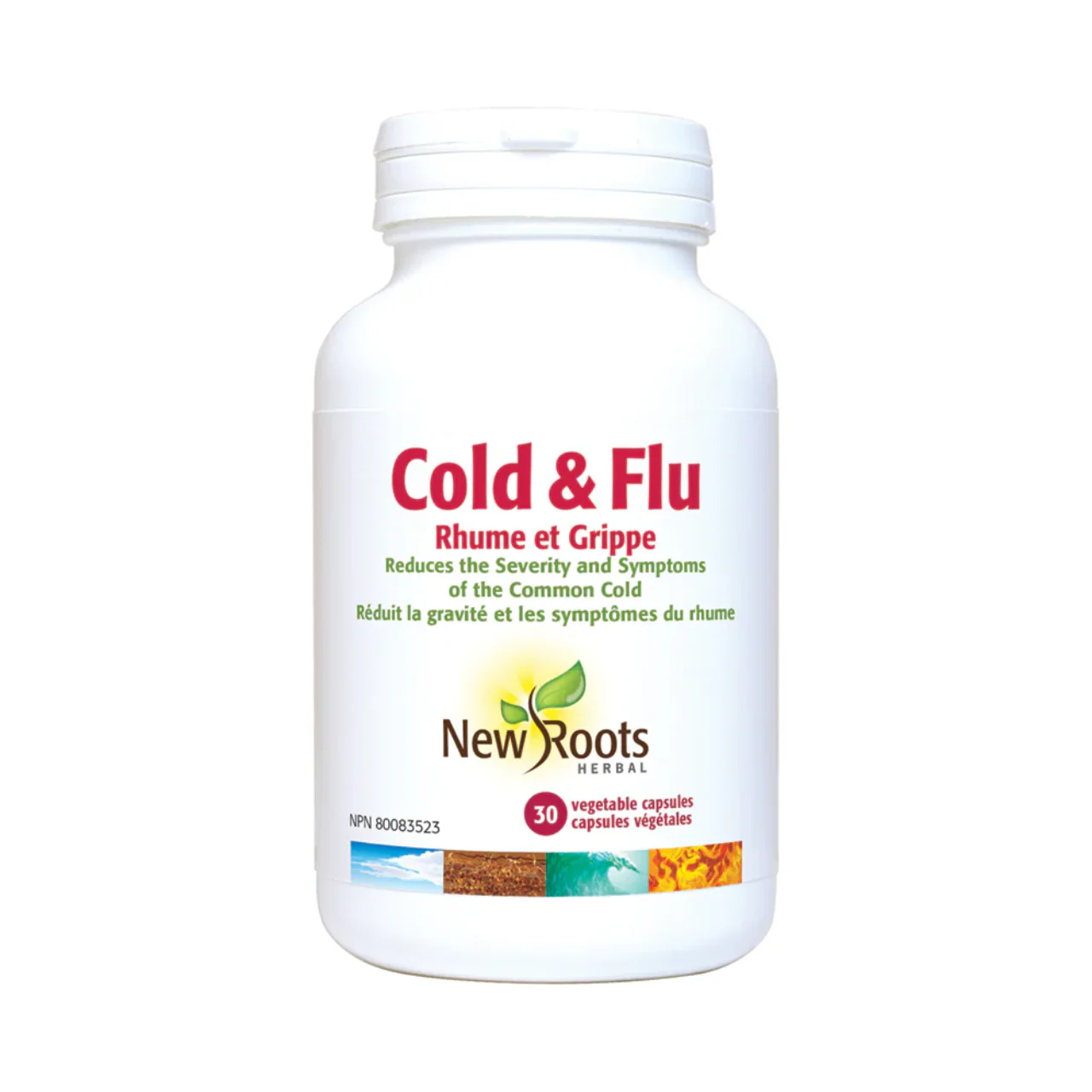 New Roots - Cold & Flu | 30 Vegetable Caplets