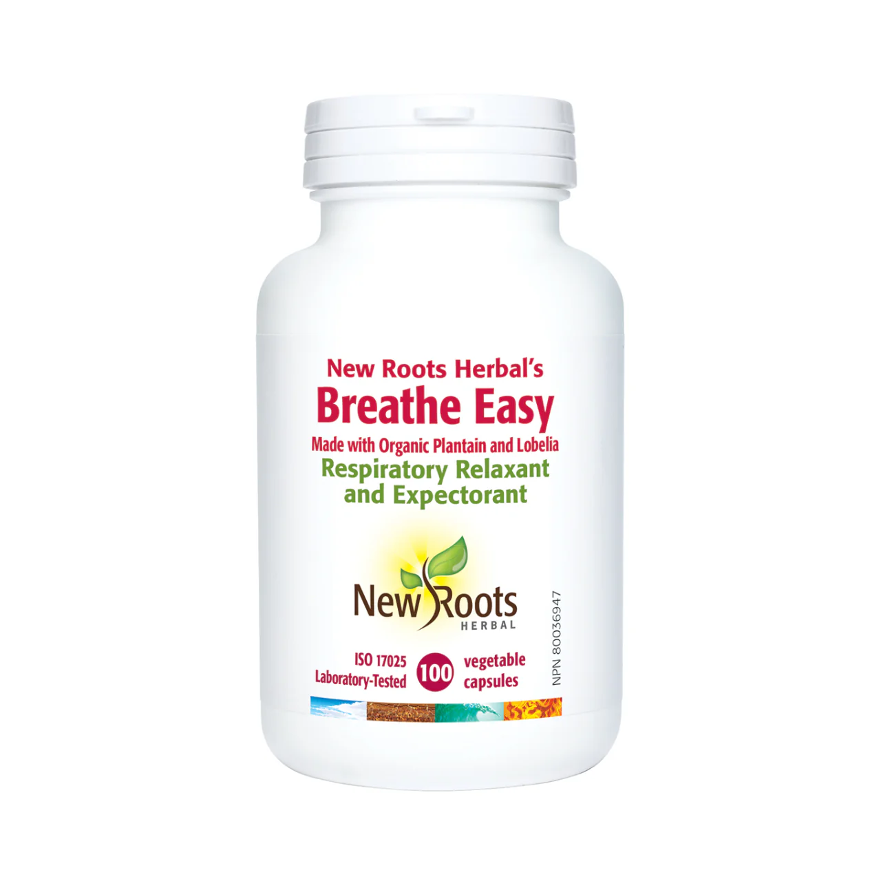 New Roots - New Roots Herbal’s Breathe Easy Made | 100 Capsules