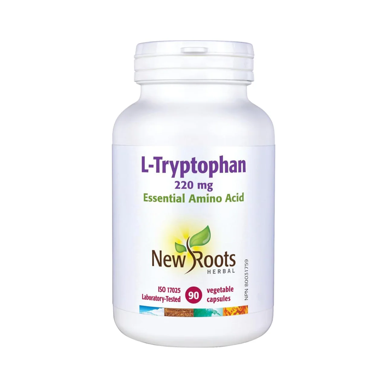 New Roots L-Tryptophan | 90 Vegetable Capsules