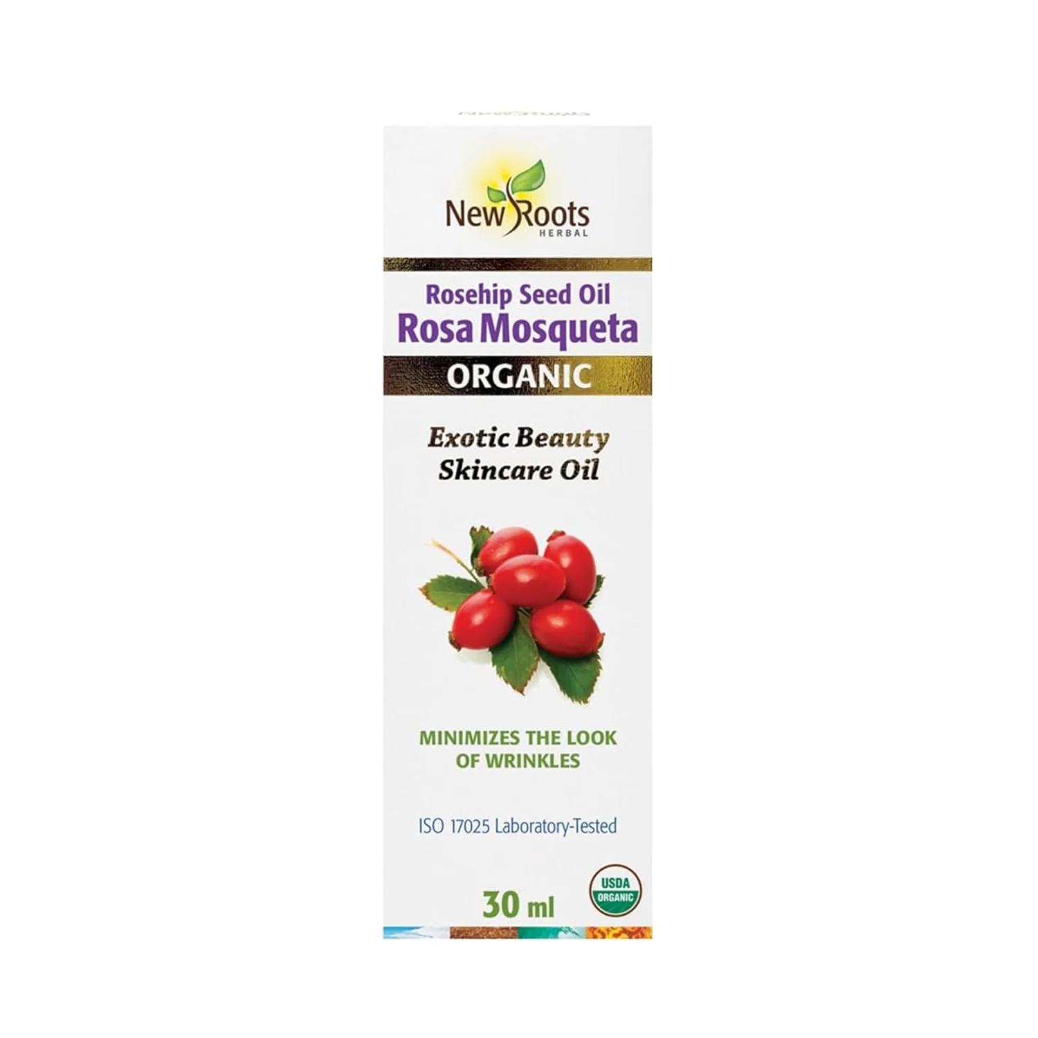 New Roots - Rosehip Seed Oil Rose Mosqueta, Exotic Organic Beauty Skincare Oil | 30 mL*