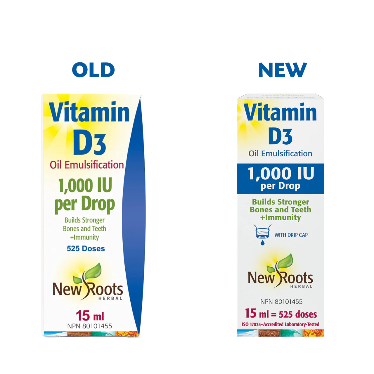 New Roots - Vitamin D Drops 1000 IU | 15 mL - Image 2
