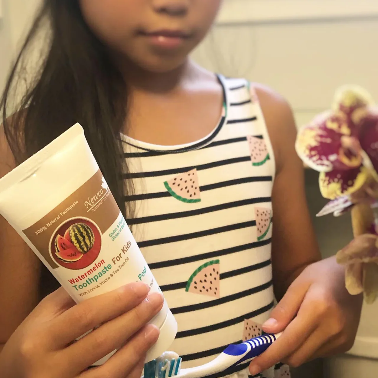 Newco - Kids Toothpaste, Watermelon Flavour | 90 mL - Image 3