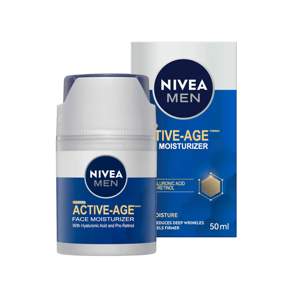 Nivea - Men Active-Age Face Moisturizer, 24H Moisture | 50 mL - Image 4