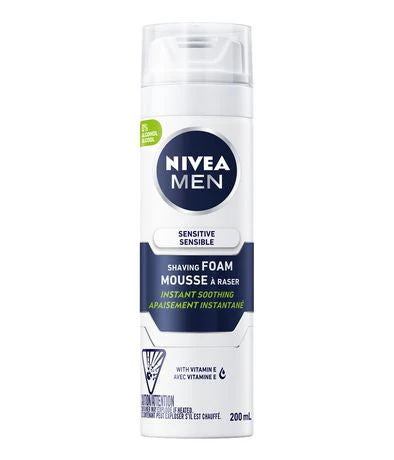 Nivea Men - Sensitive Skin Shaving Foam with Vitamin E | 200 ml