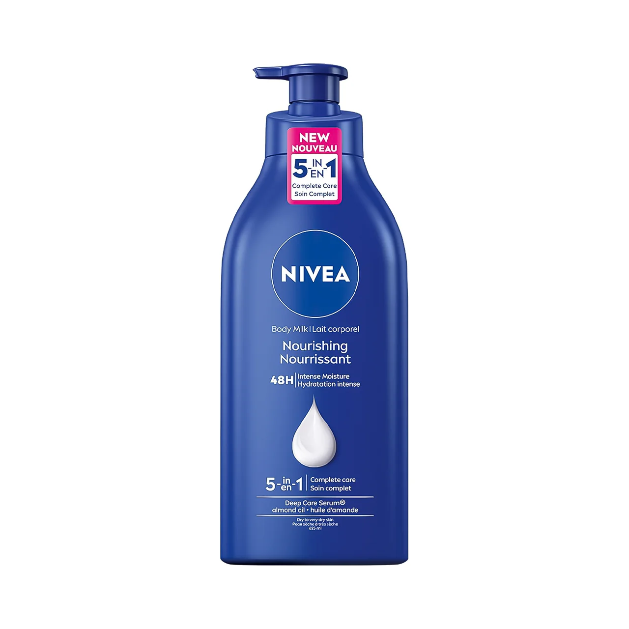 Nivea - Nourishing Body Milk 48H Deep Moisture for Dry Extra Dry Skin | 625 mL