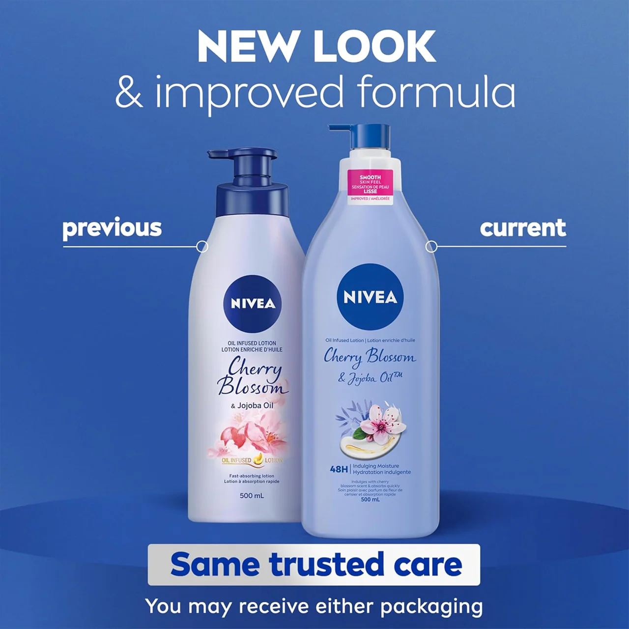 Nivea - Oil Infused Lotion, Cherry Blossom & Jojoba Oil | 500 mL - Image 2