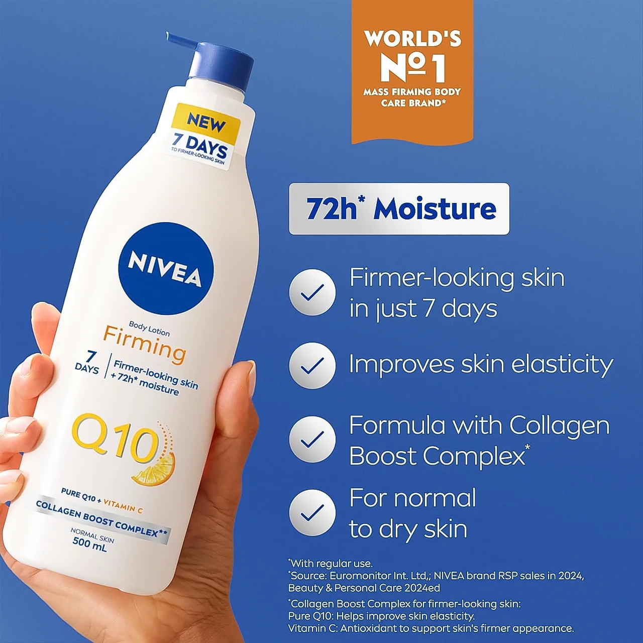 Nivea - Q10 Firming Body Lotion with Vitamin C+ | 500 mL - Image 2