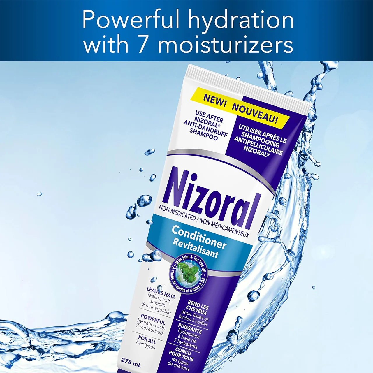 Nizoral - Non Medicated Anti Dandruff Conditioner | 278 mL - Image 3
