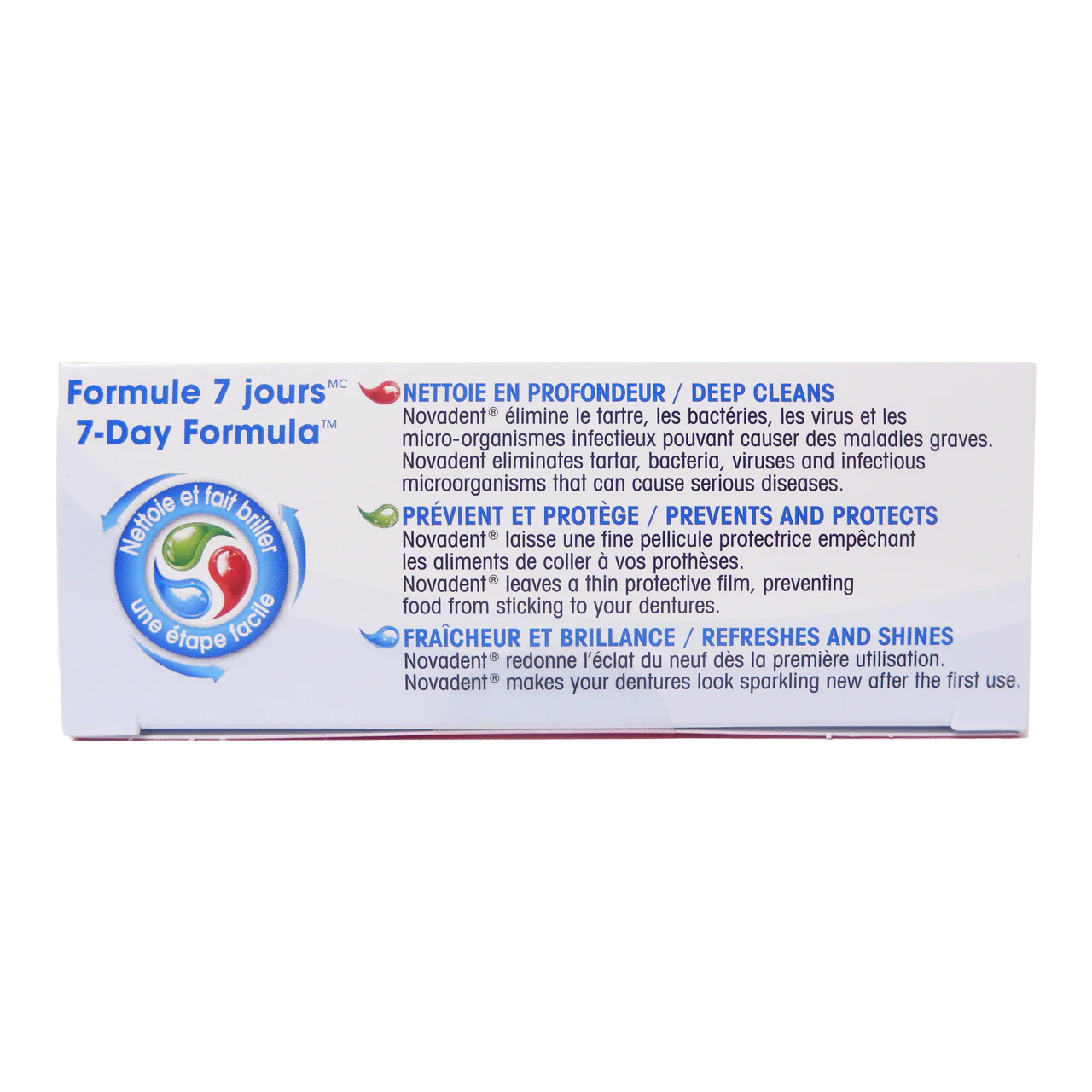 Nova Dent - Original Formula Dentures & Dental Appliances Cleanser 56 Days | 8 x 5 g - Image 3