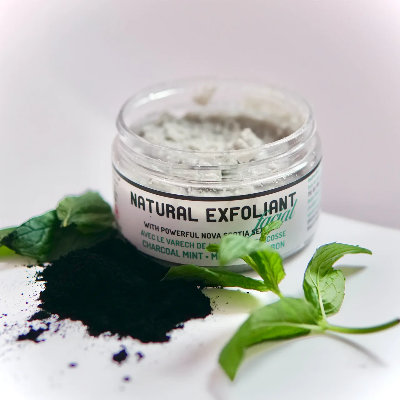 Nova Scotia Fisherman - Salt-N-Sea Facial Scrub, Charcoal Mint | 153 g - Image 2