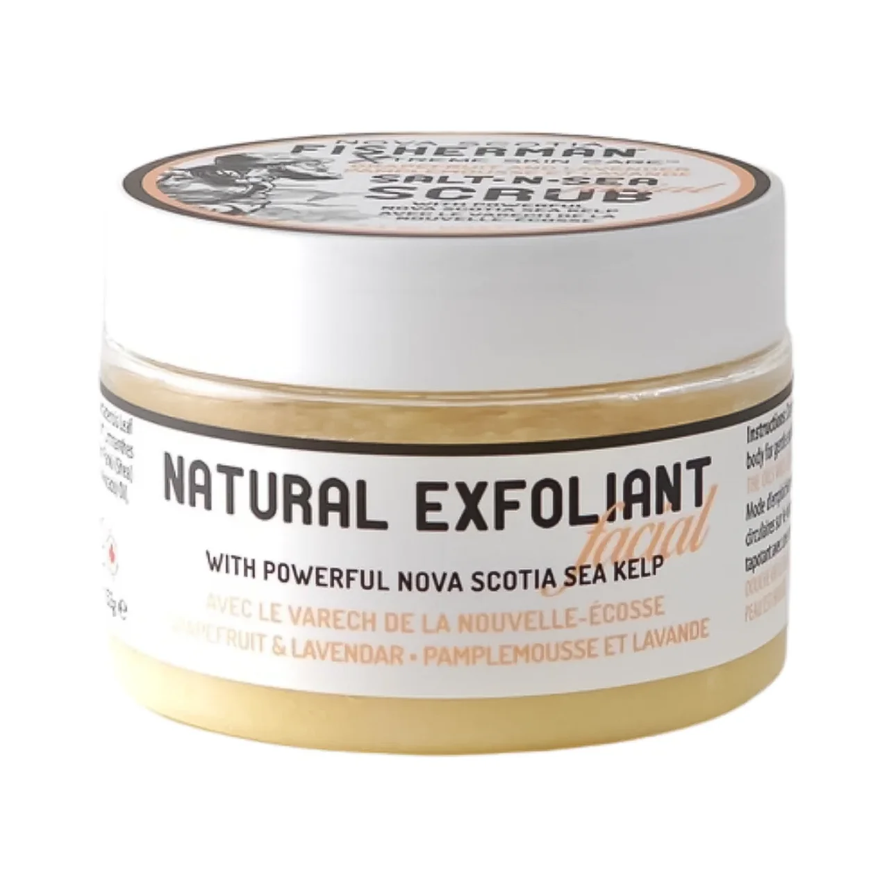 Nova Scotia Fisherman - Salt-N-Sea Facial Scrub, Grapefruit & Lavender | 153 g - Image 2