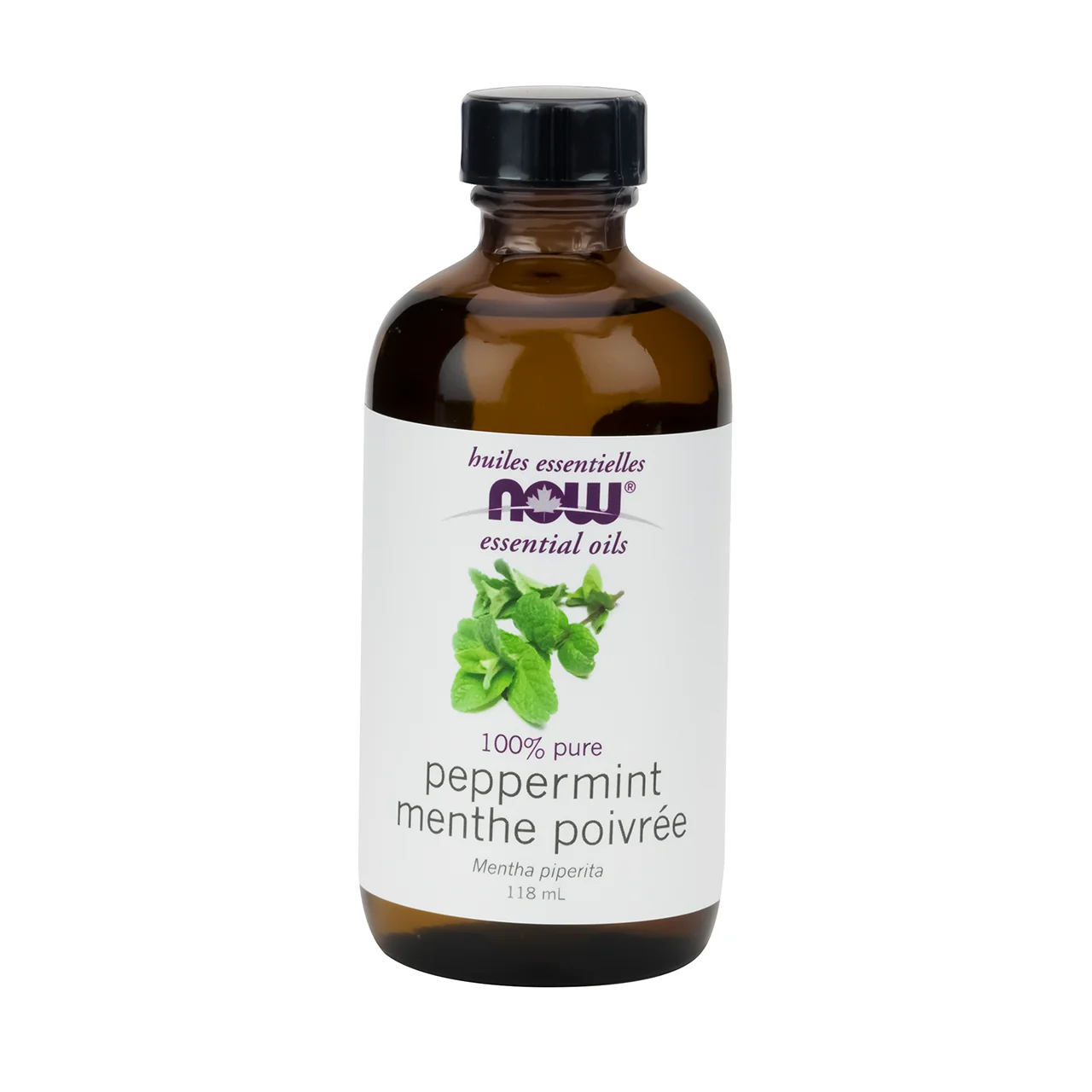 NOW - 100% Pure Peppermint Oil - Mentha piperita | 118 mL