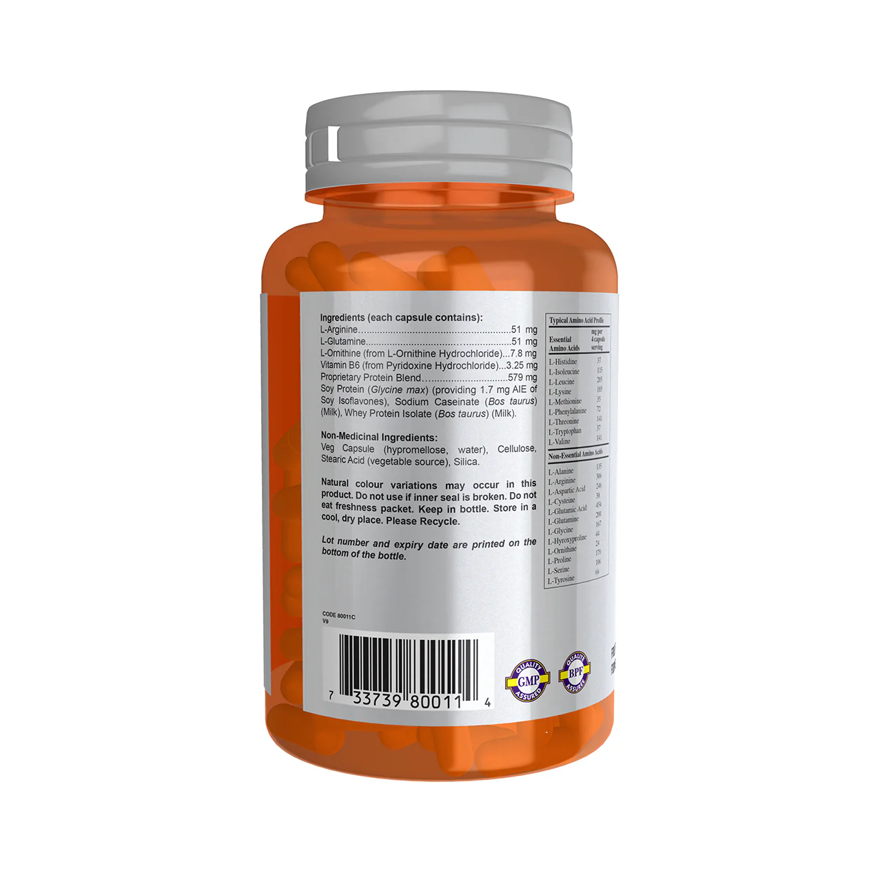 NOW - Amino Complex | 120 Caps - Image 3