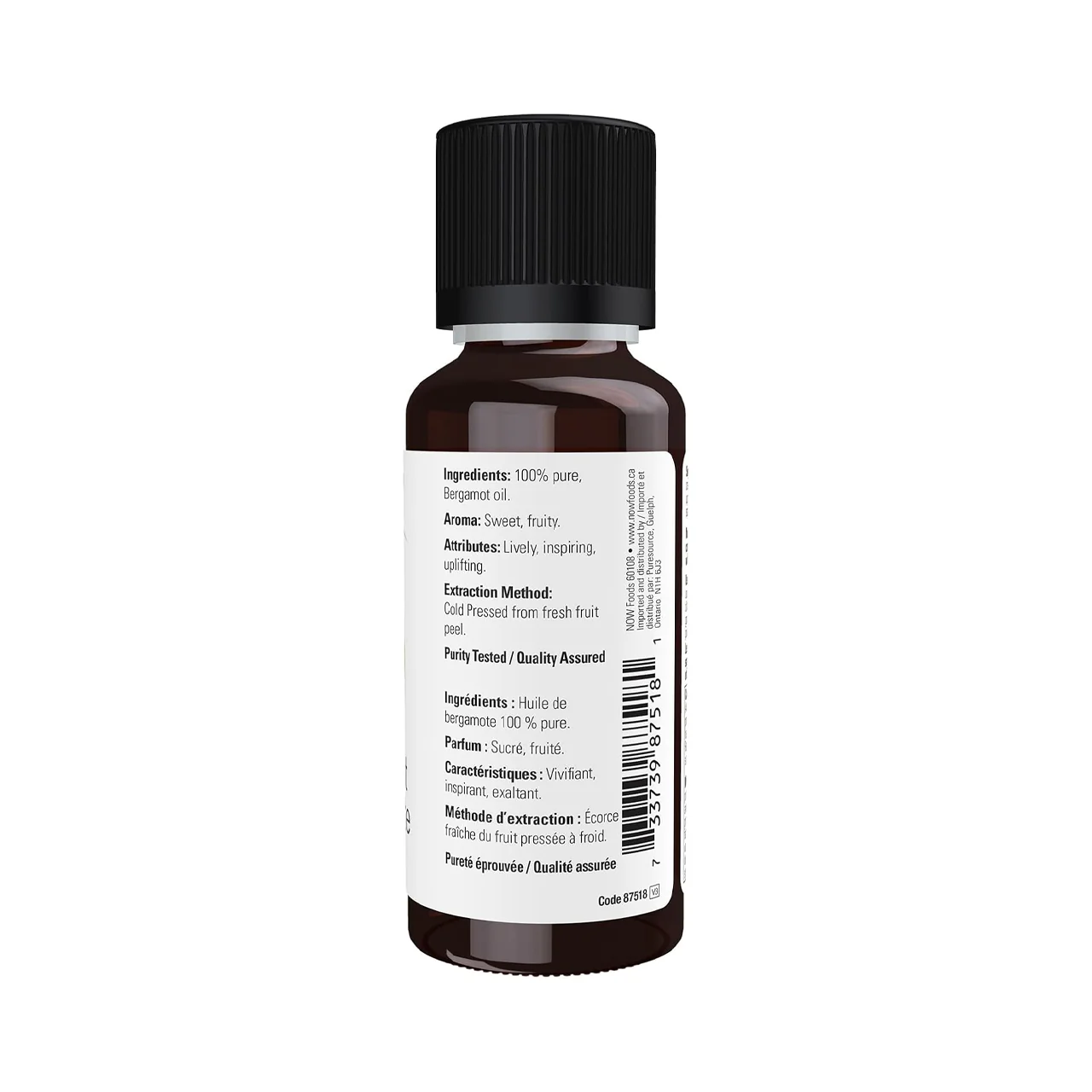 NOW - Bergamot Essential Oil | 30 mL - Image 2