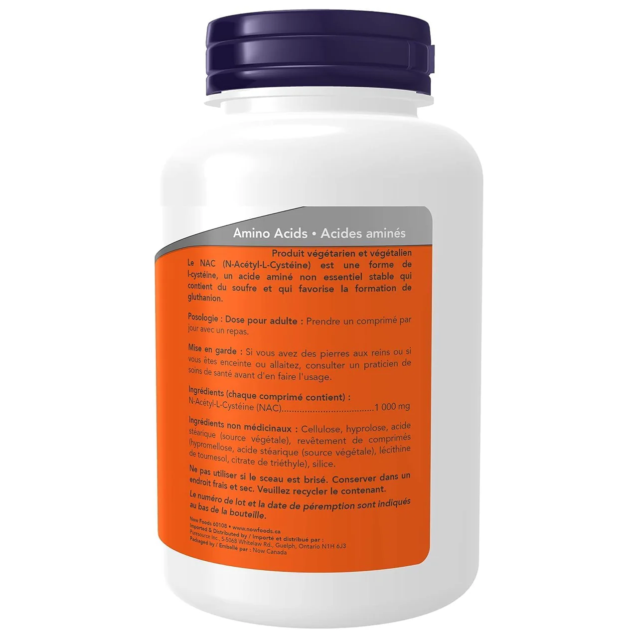 NOW - Extra Strength NAC 1000 mg | 120 Tablets - Image 2