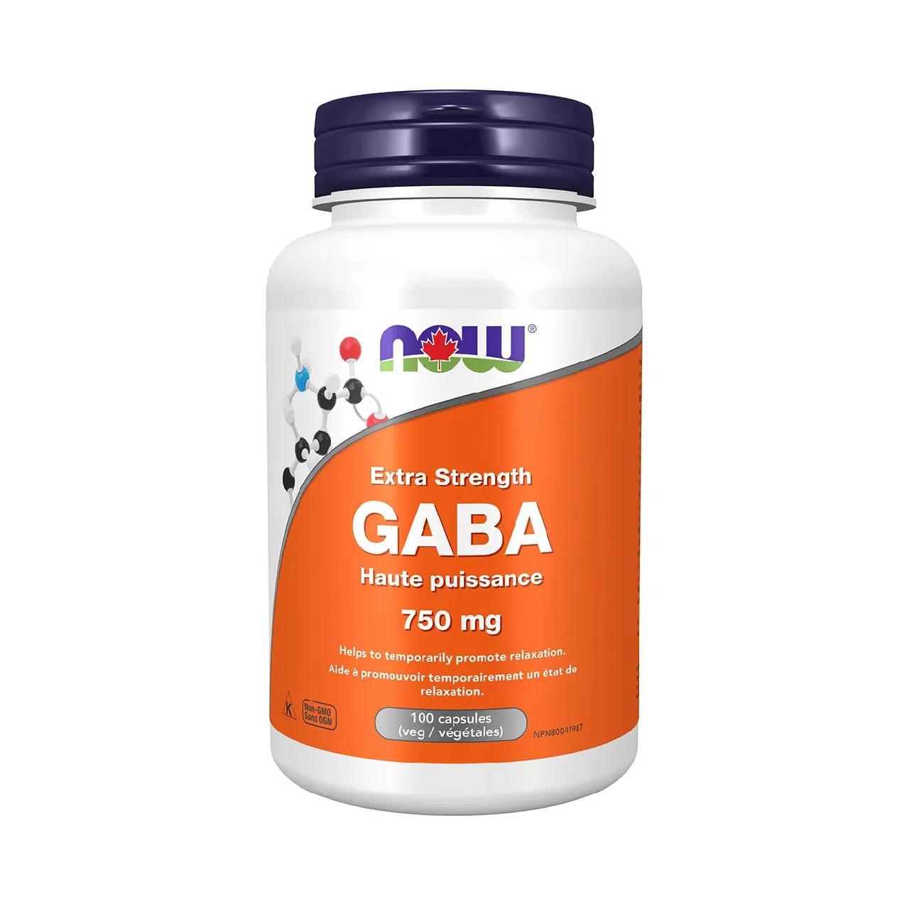 NOW - GABA 750mg | 100 Caps