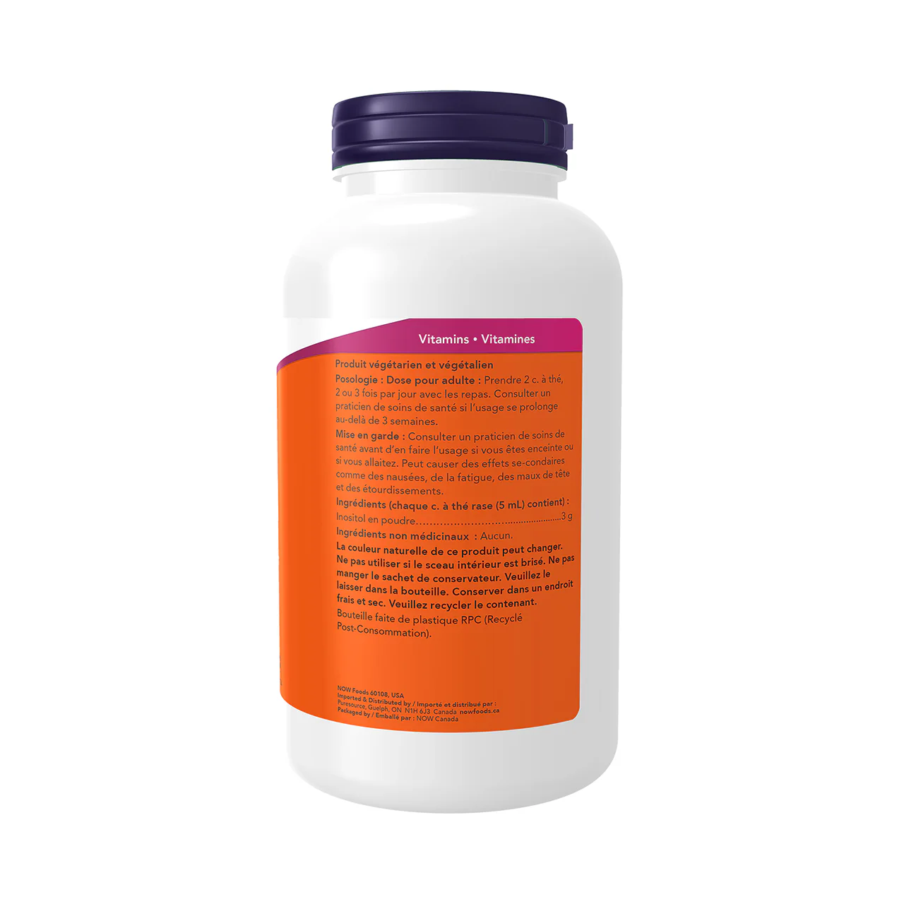NOW - Inositol 100% Pure Powder | 227 g - Image 3