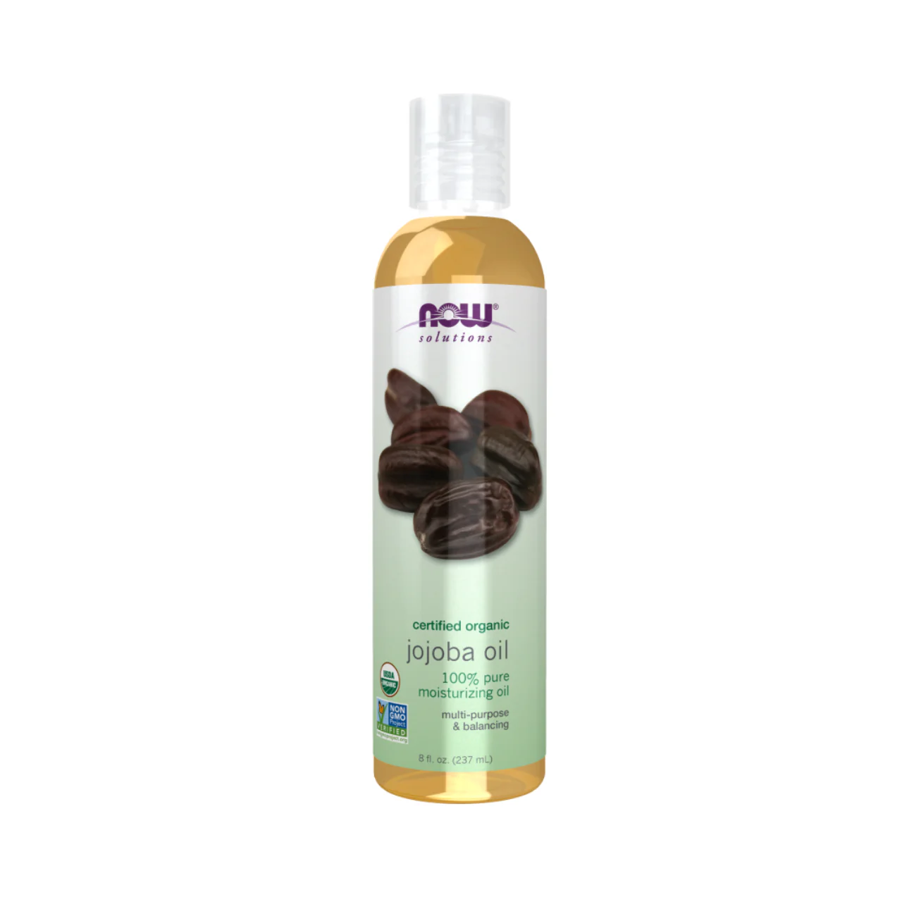 NOW - Pure Organic Jojoba Oil Expeller Pressed | 237 mL