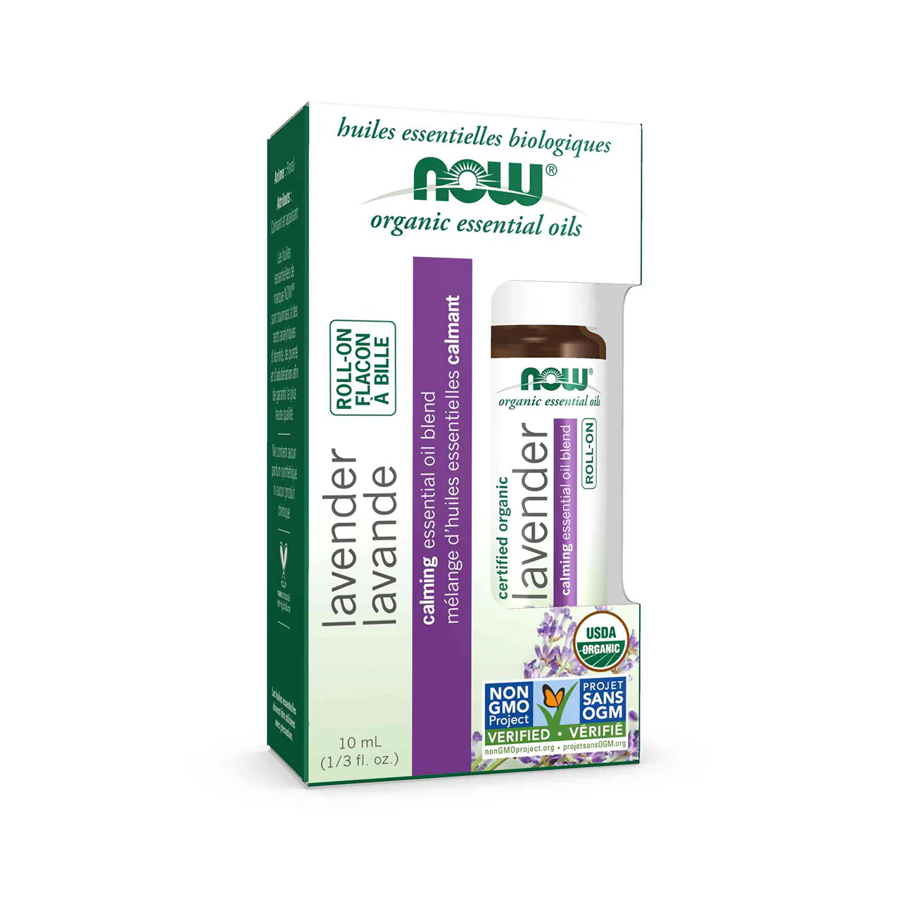 NOW - Organic Essential Oils, Roll On - Lavender Scent | 10 mL - Image 3