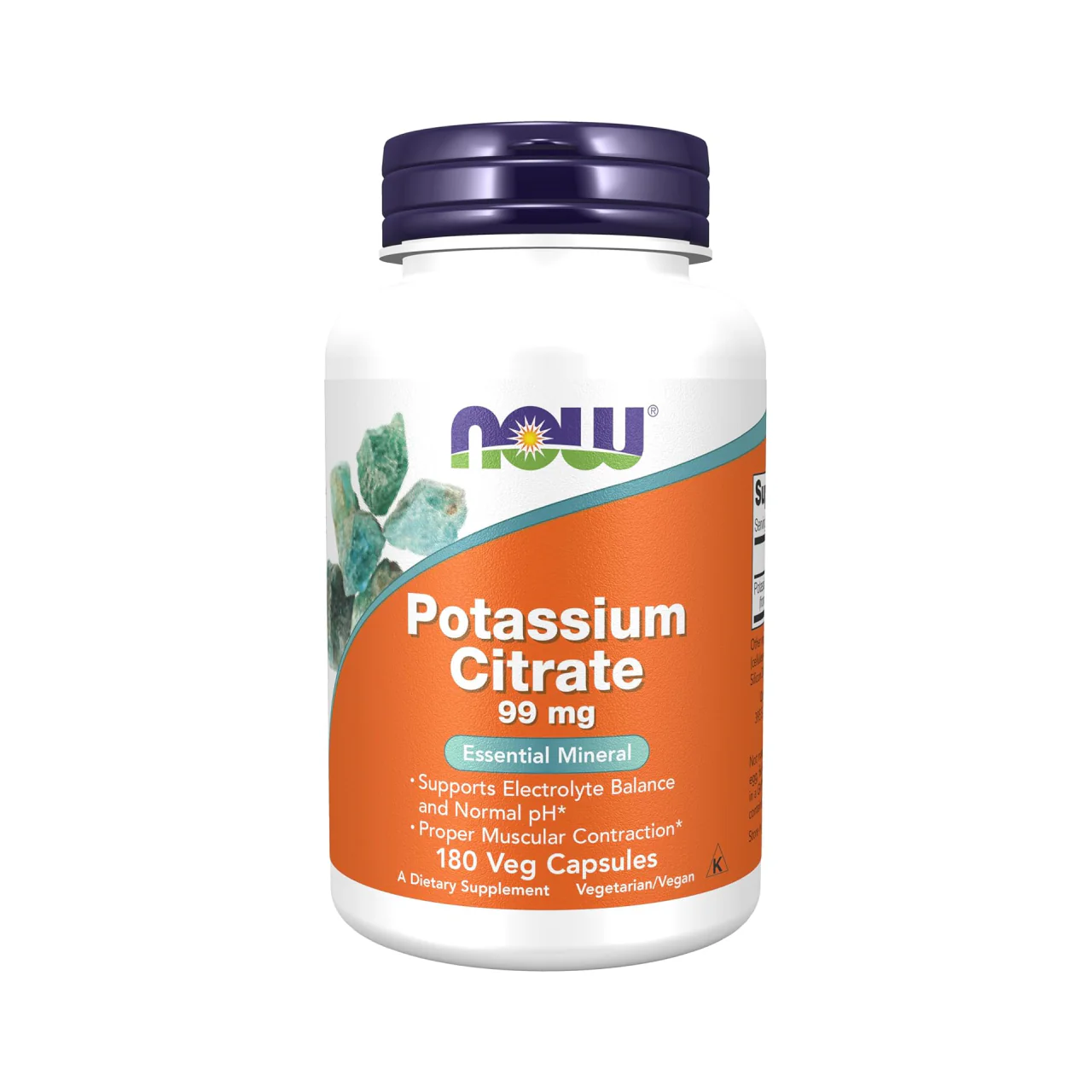NOW - Potassium Citrate 99 mg | 180 Cap