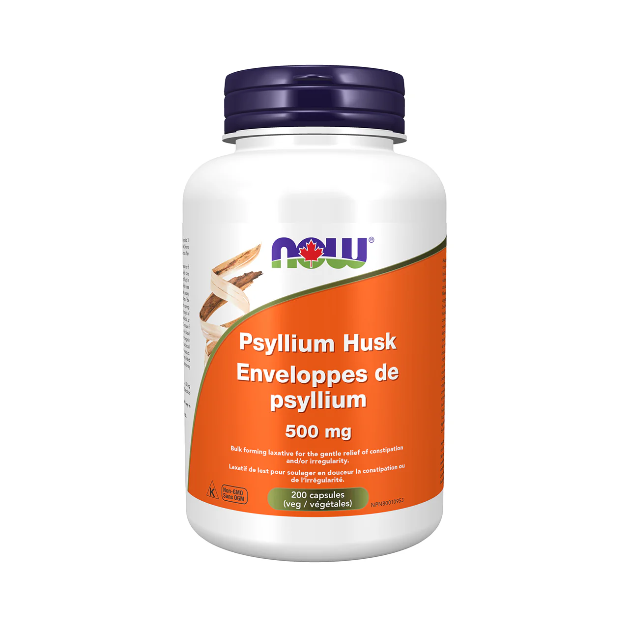 NOW - Psyllium Husk 500 mg | 200 Capsules